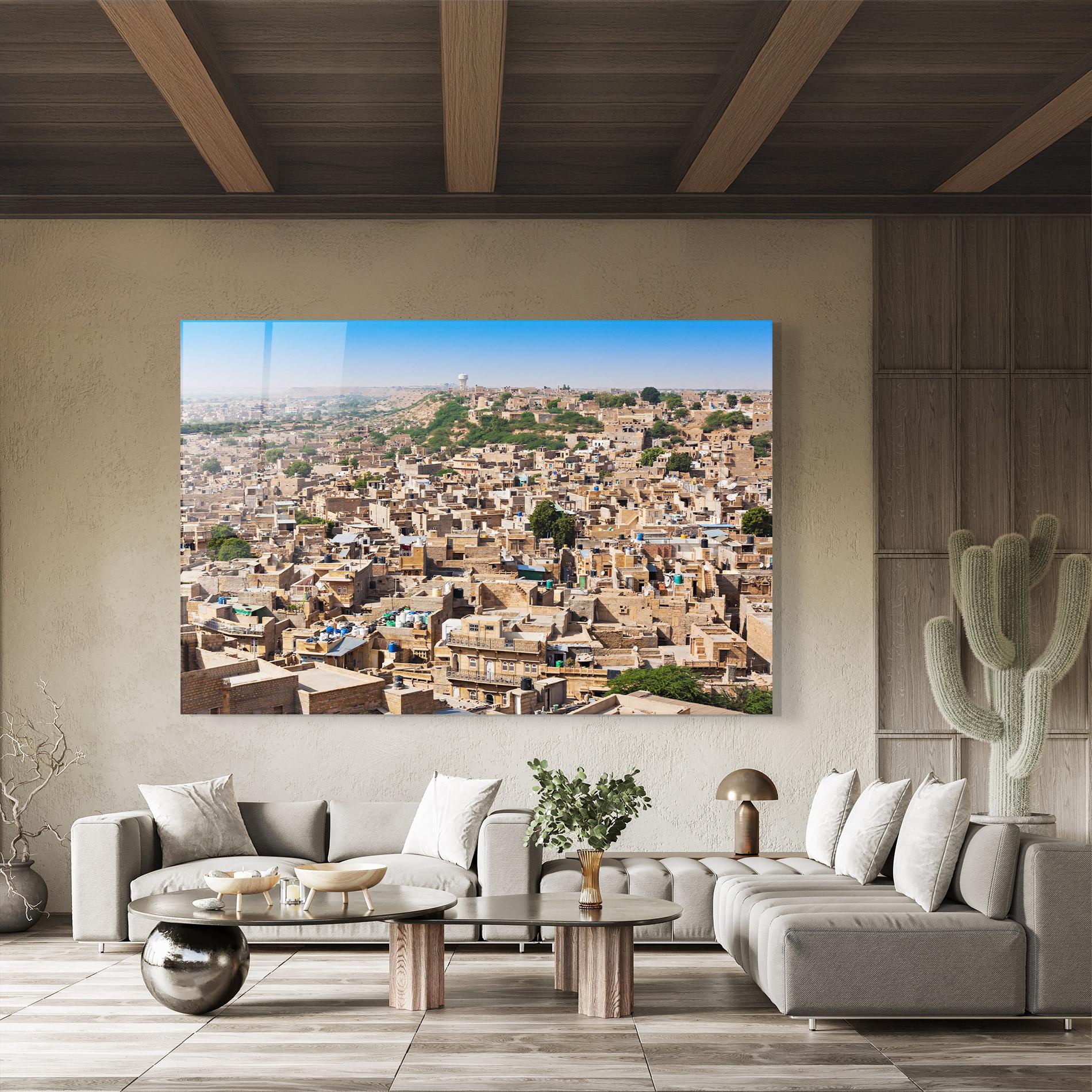 Üvegkép Jaisalmer Panorama View mockup 8