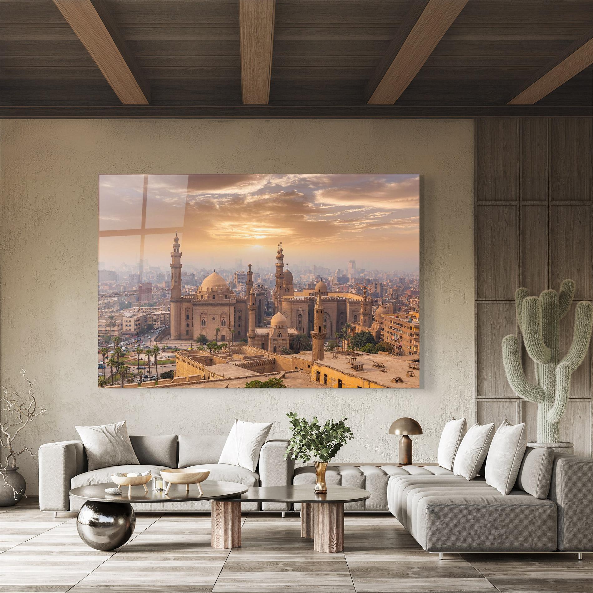 Üvegkép Mosque Madrasa View mockup 8