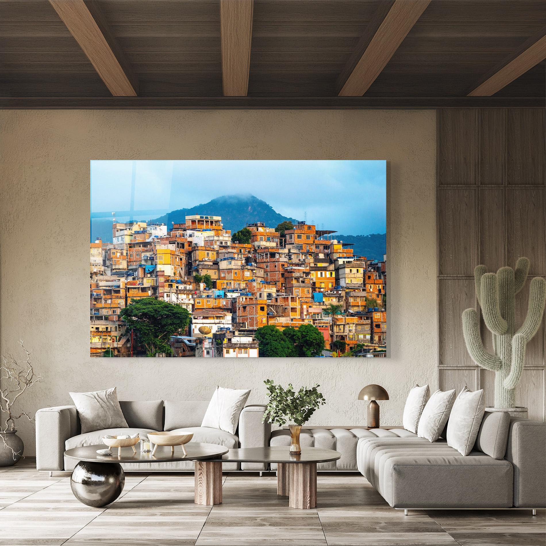 Üvegkép Sunset Brazil mockup 8