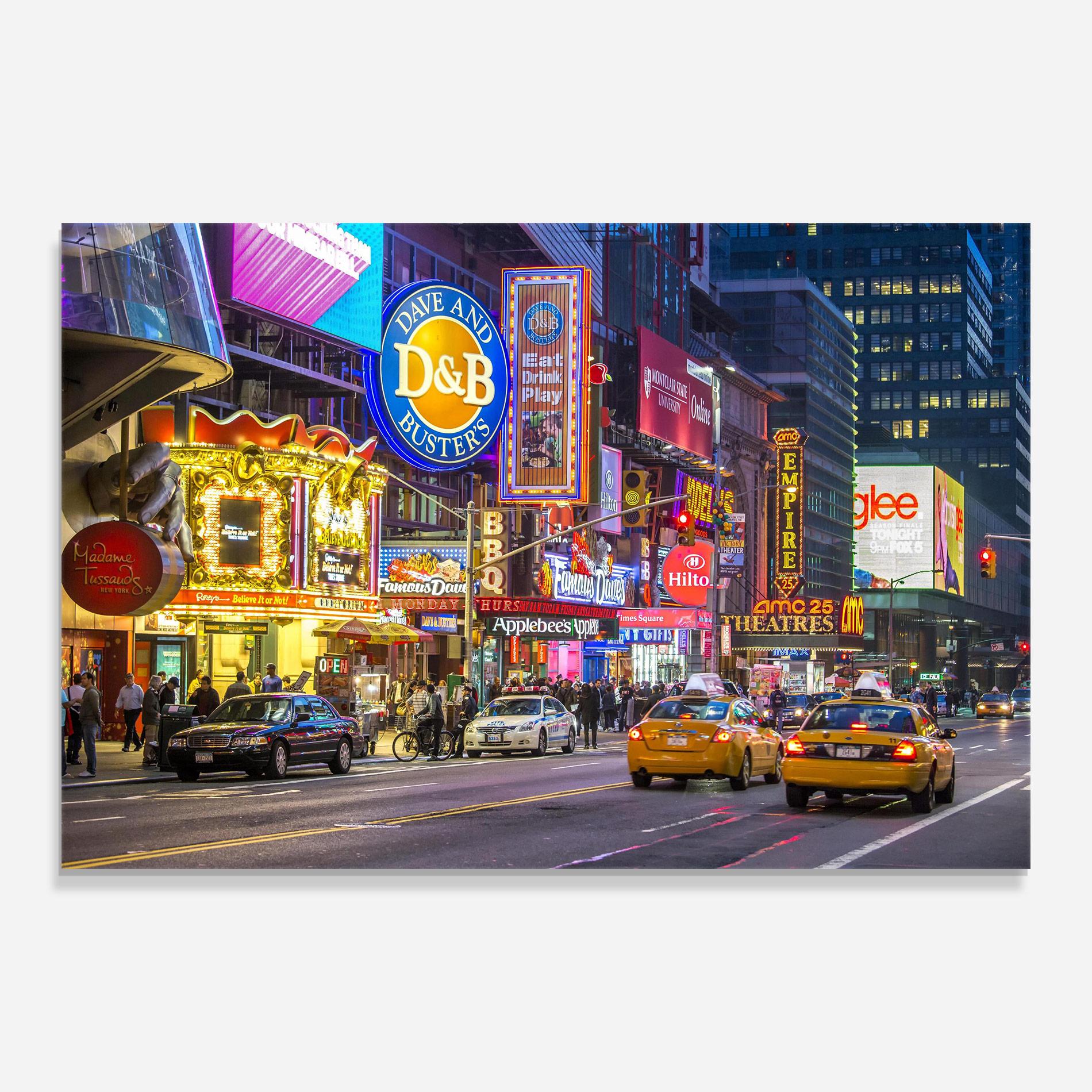 Üvegkép New York Lights mockup 0