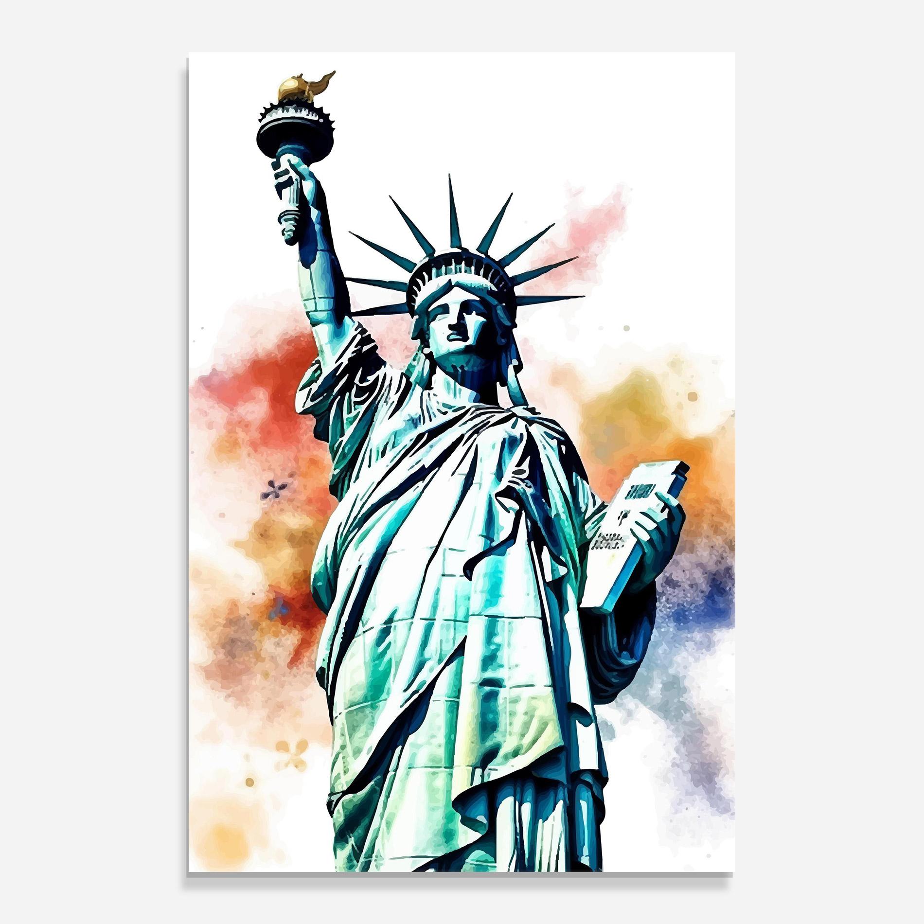 Üvegkép Liberty Art mockup 0