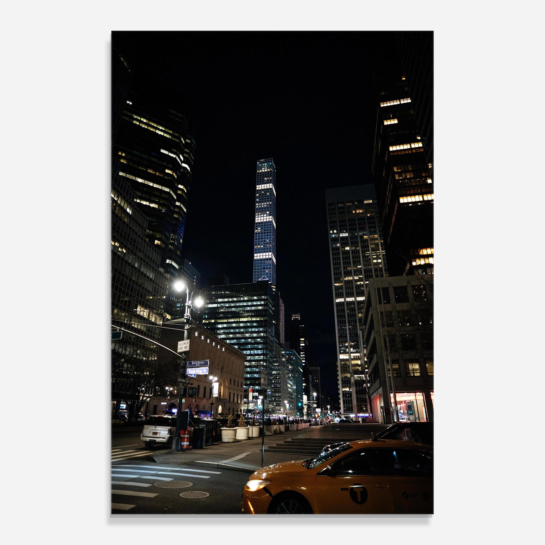 Üvegkép Skyline Night Light mockup 0