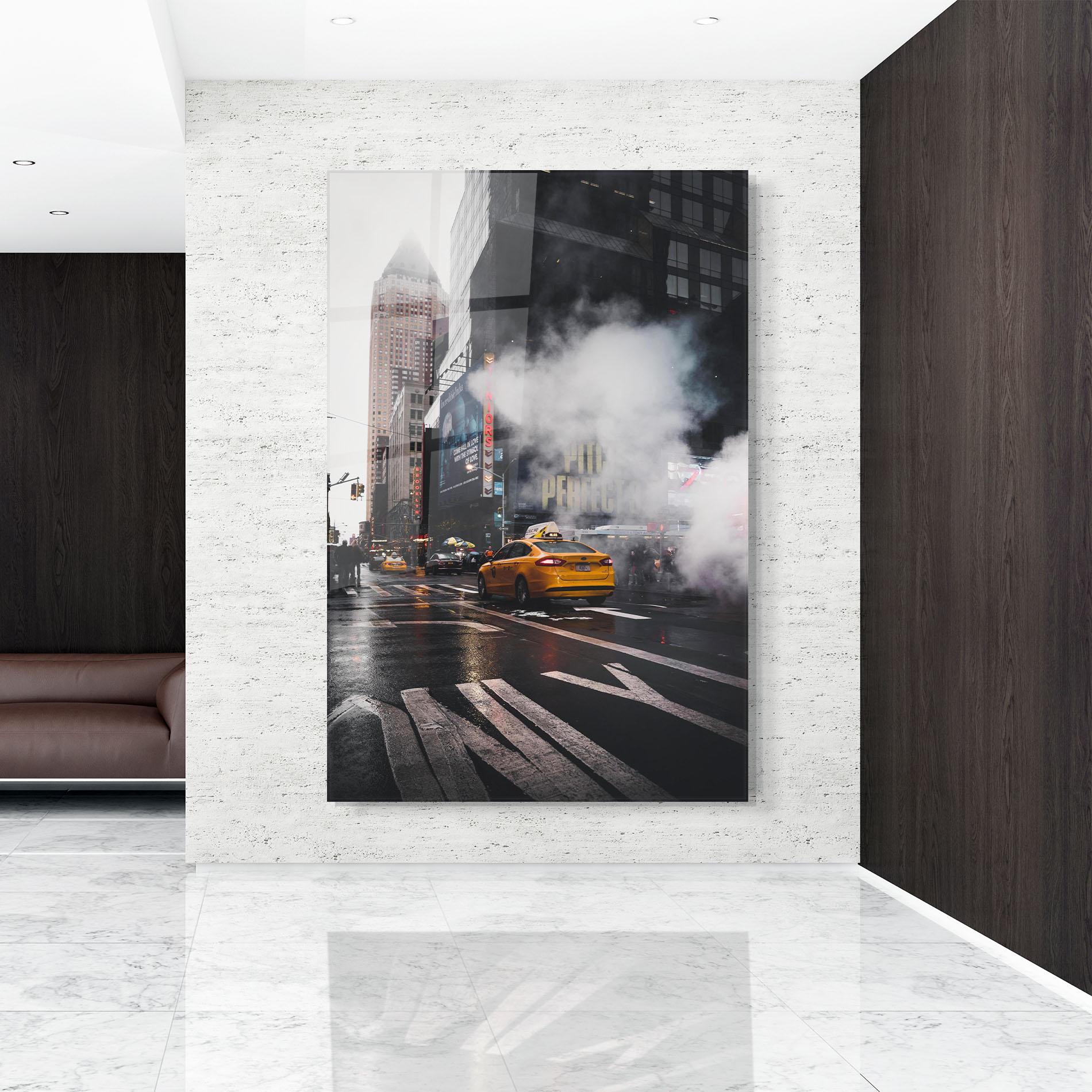 Üvegkép Taxi Smoke City mockup 9