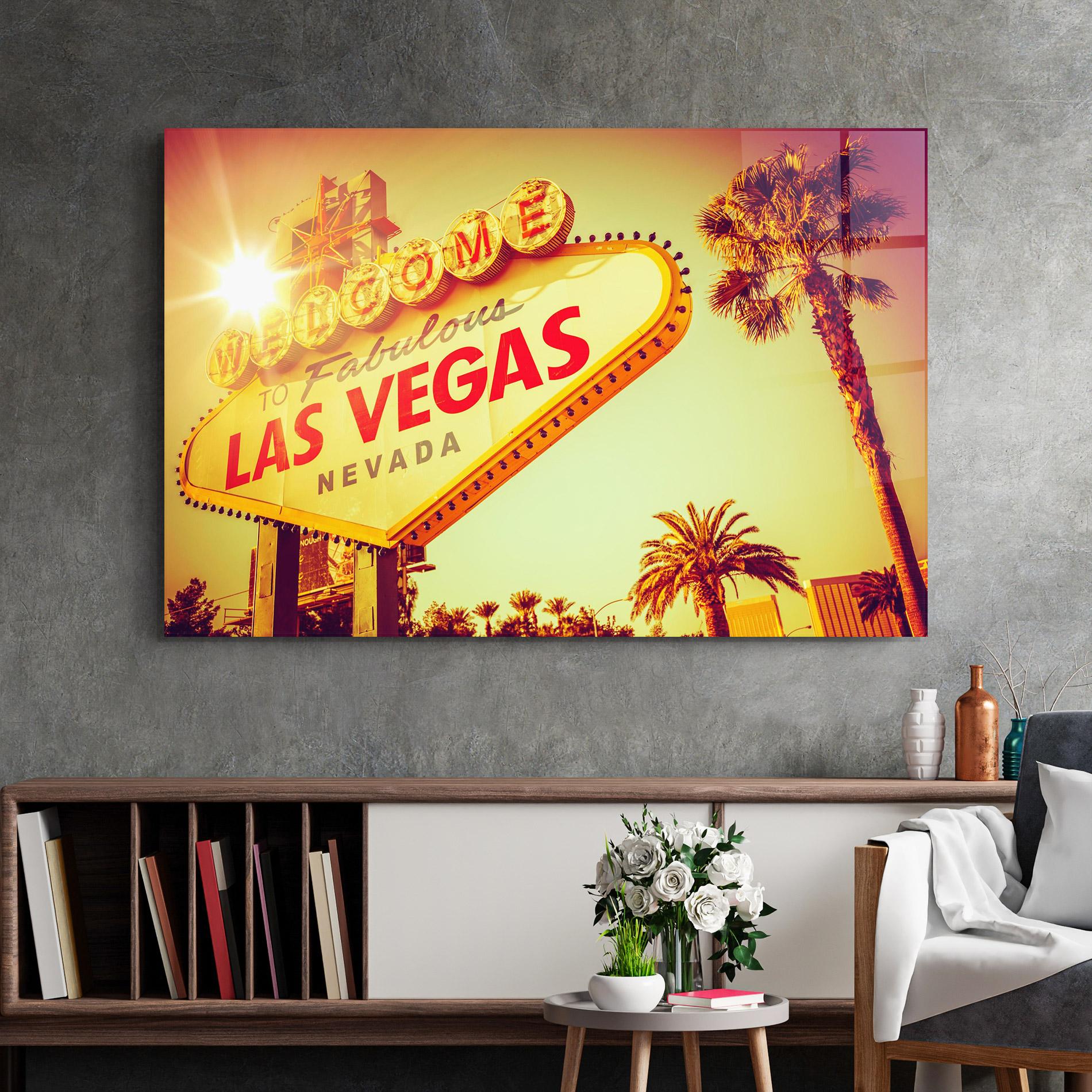 Üvegkép Las Vegas Nevada mockup 2