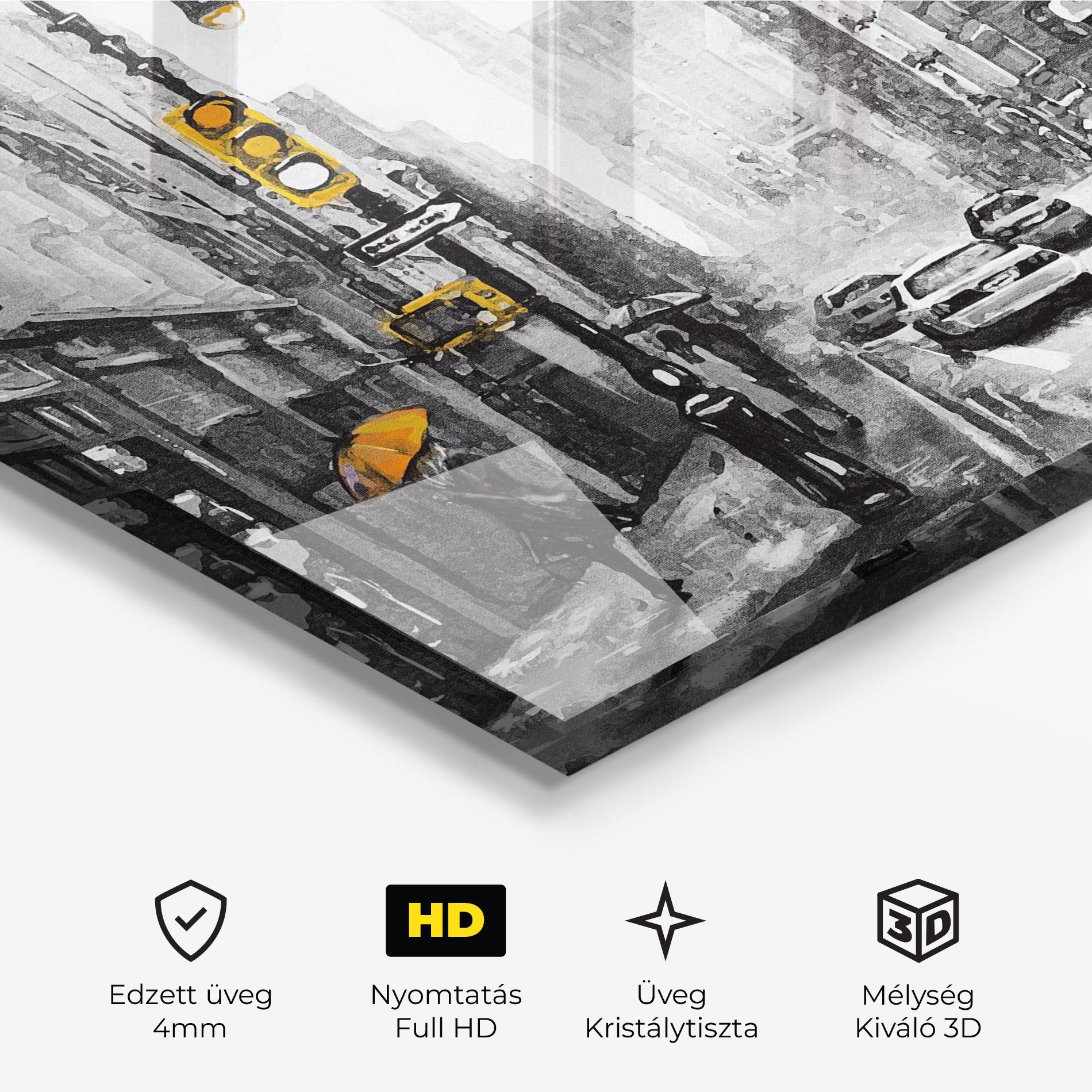 Üvegkép New York Shades mockup 3