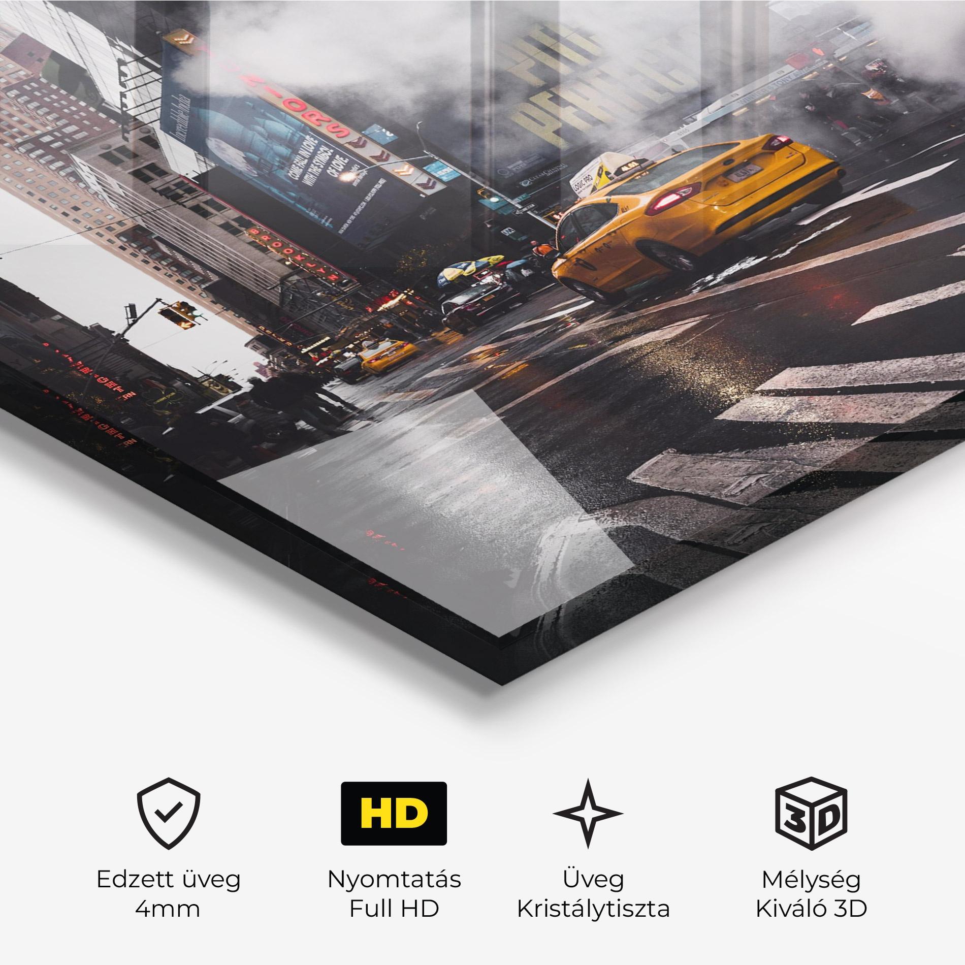 Üvegkép Taxi Smoke City mockup 3