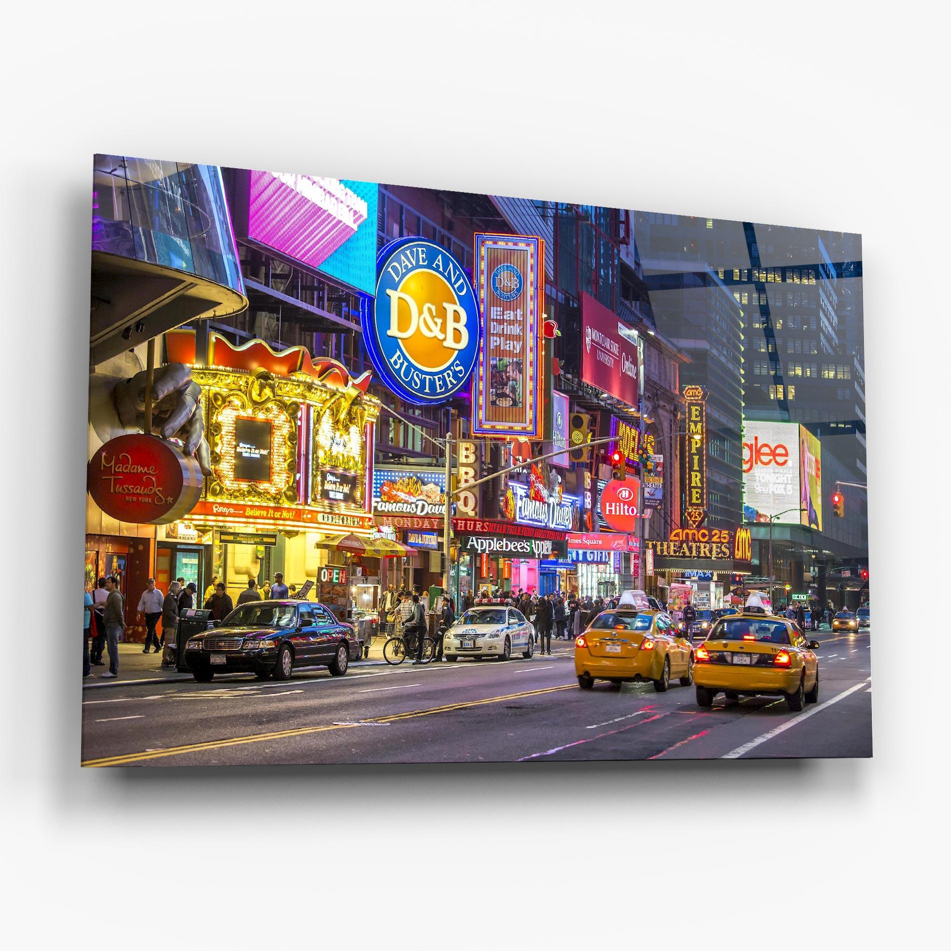 Üvegkép New York Lights mockup 6
