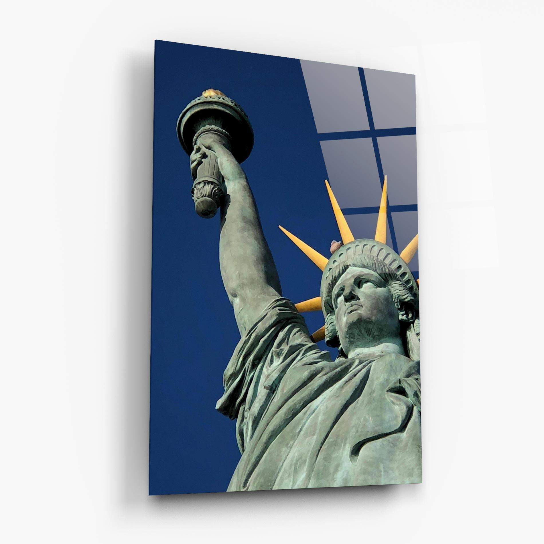 Üvegkép Statue Of Liberty mockup 6