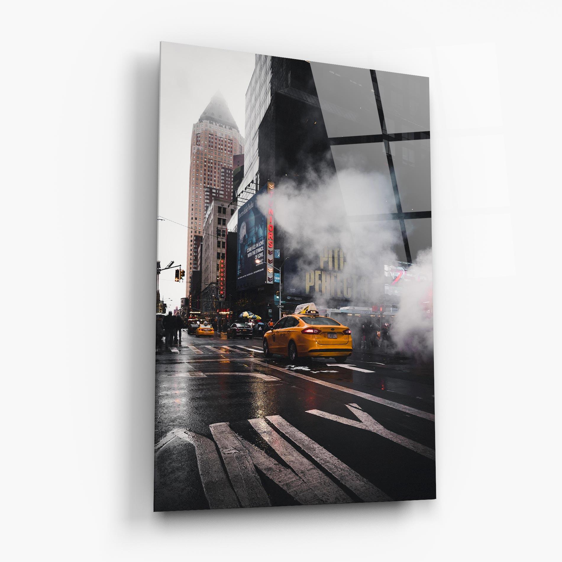 Üvegkép Taxi Smoke City mockup 6