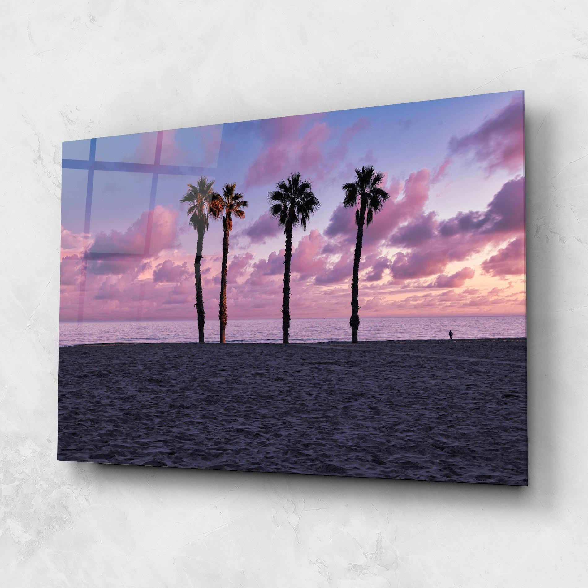 Üvegkép Palm Trees Beach mockup 1