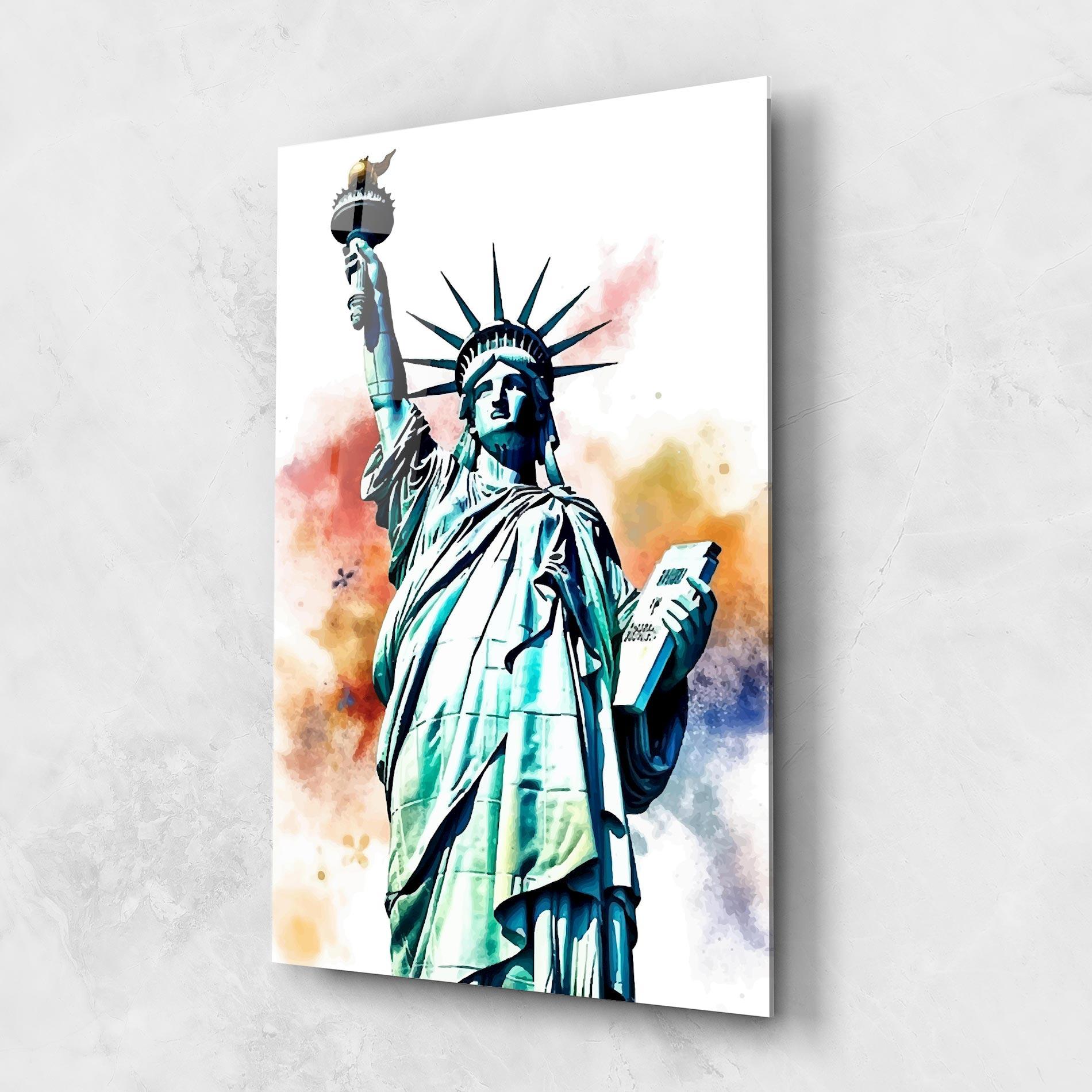 Üvegkép Liberty Art mockup 1