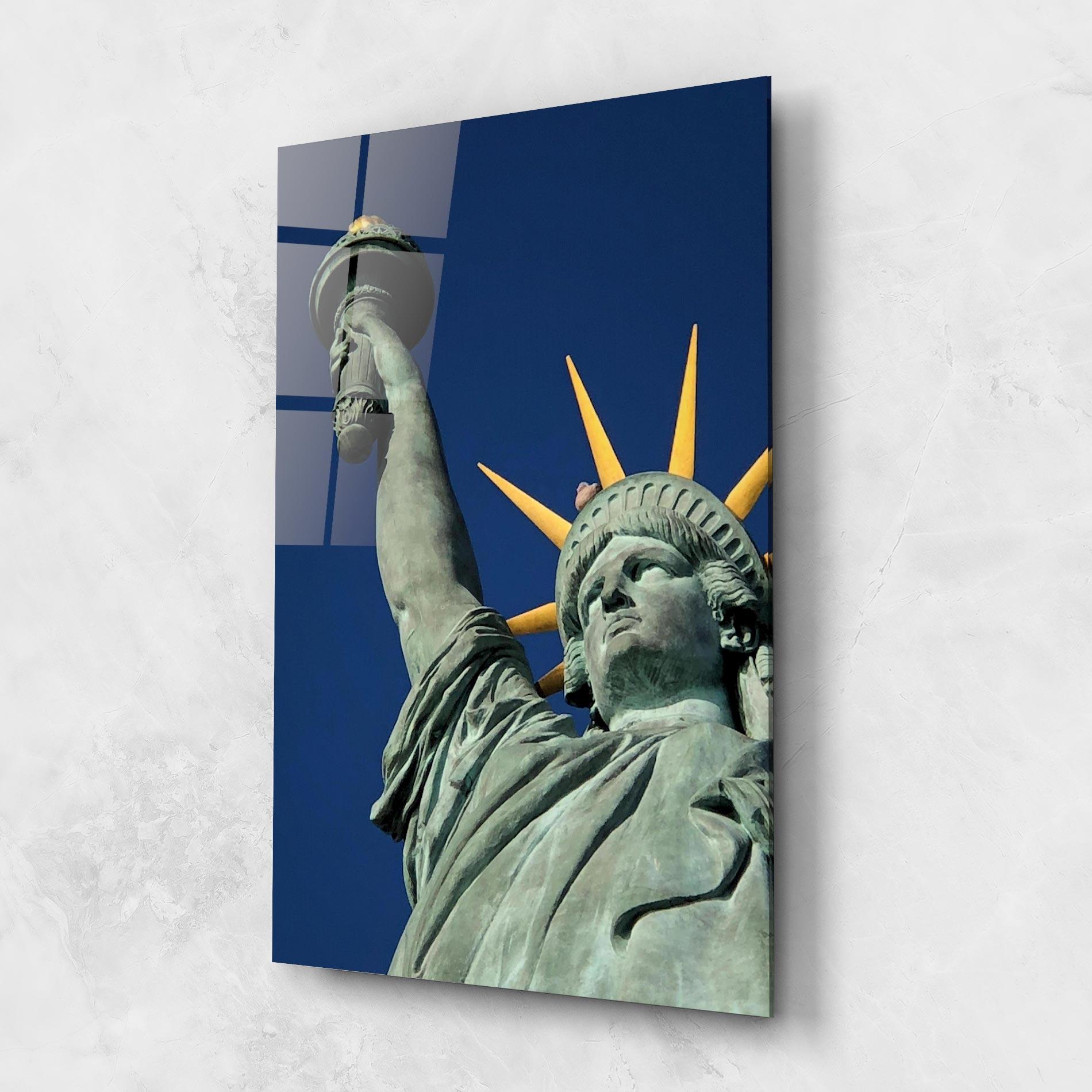 Üvegkép Statue Of Liberty mockup 1