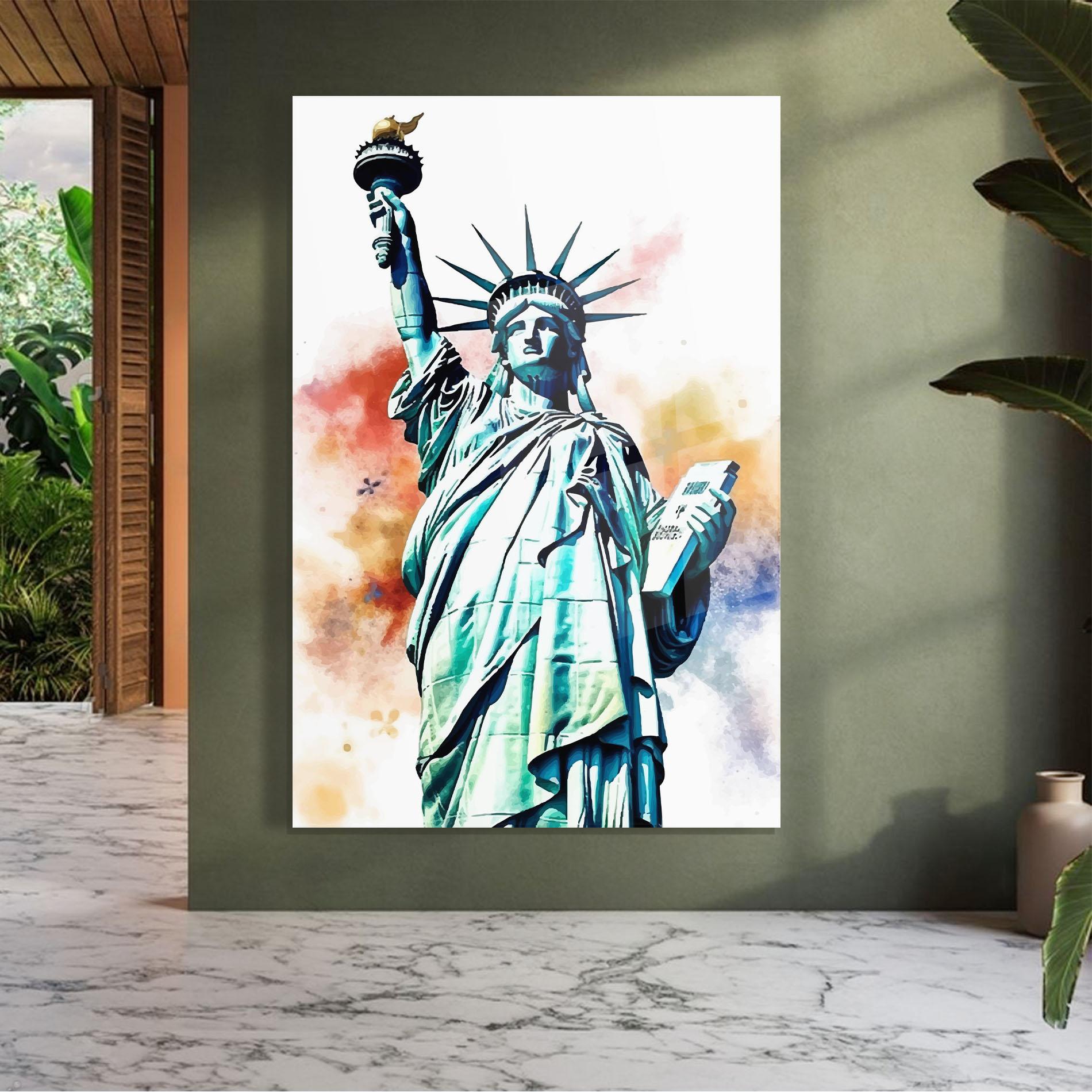 Üvegkép Liberty Art mockup 7