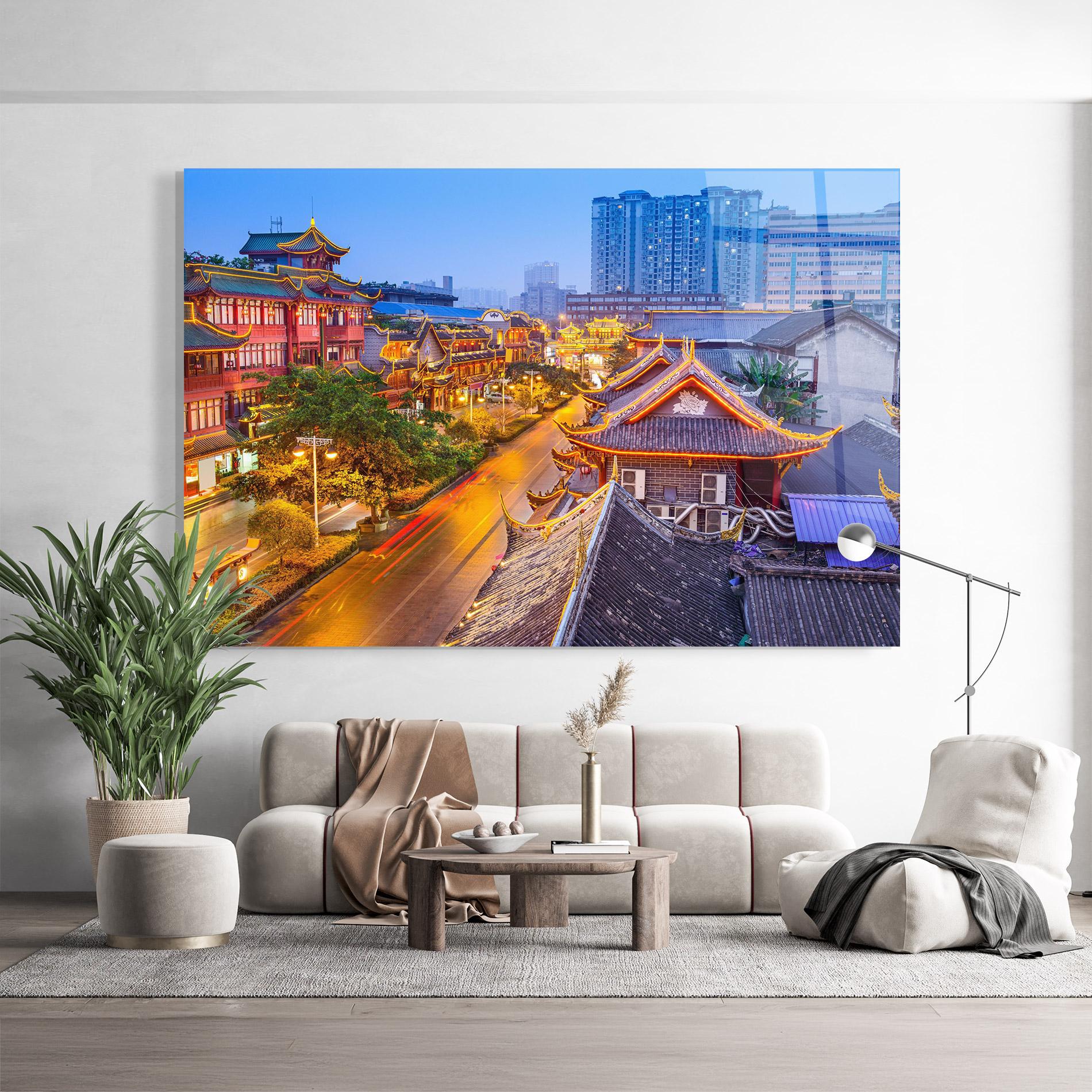 Üvegkép Chengdu China mockup 9