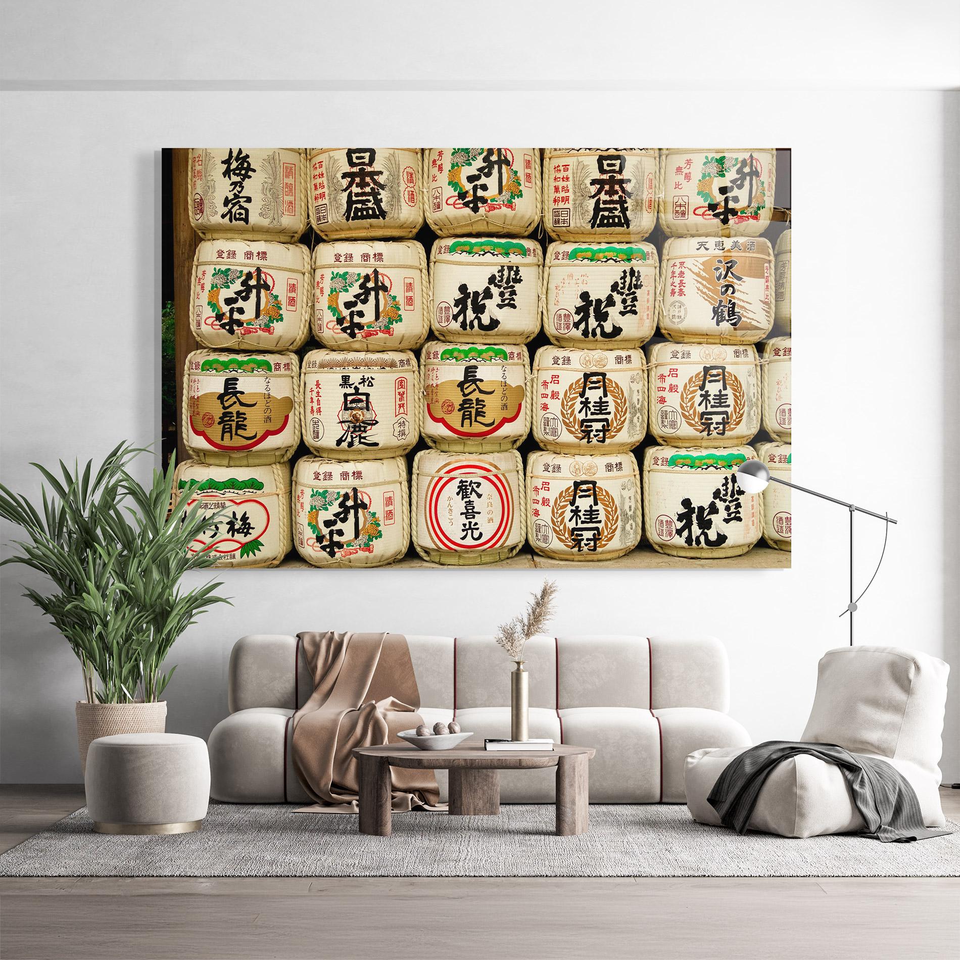 Üvegkép Meiji Jingu Shrine mockup 9