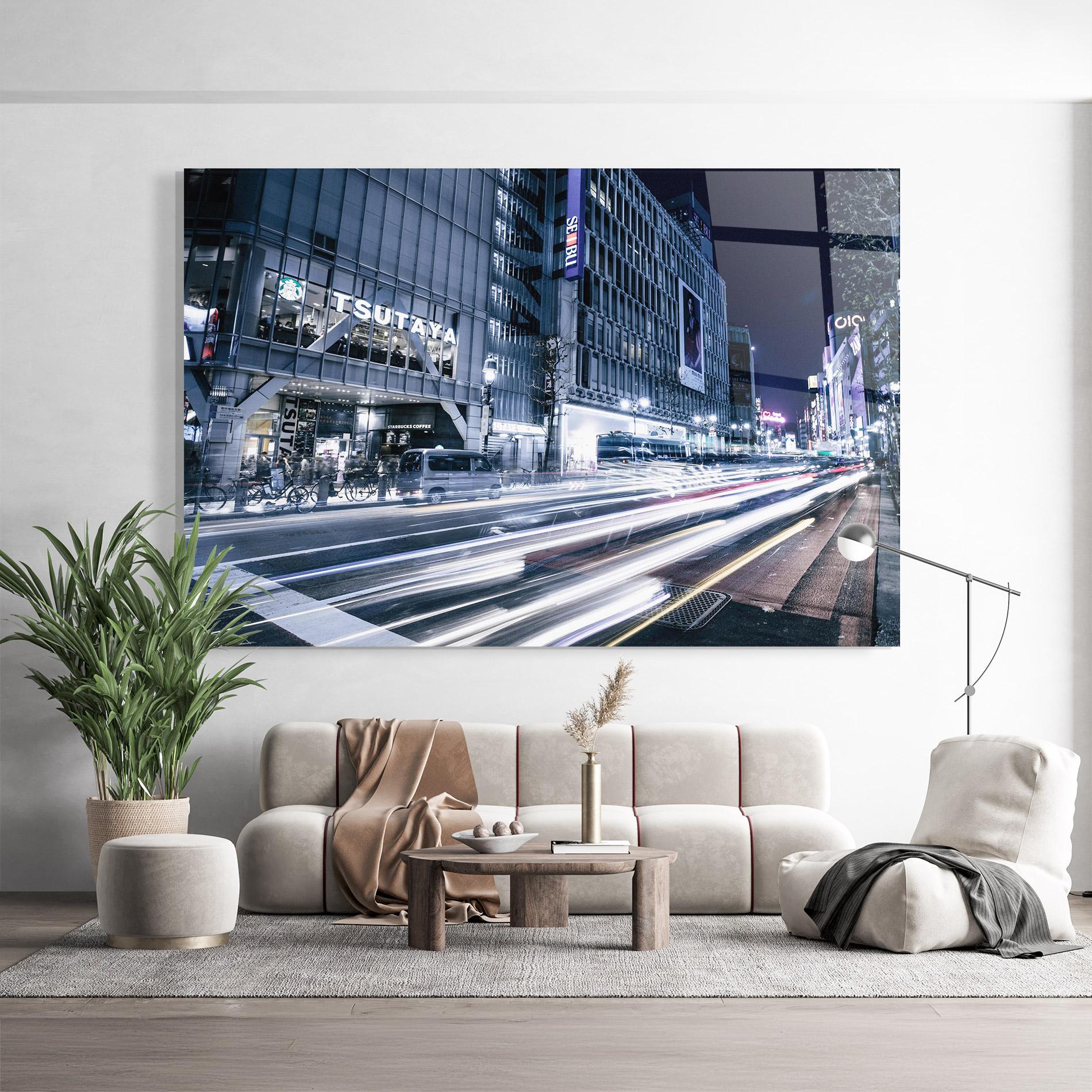 Üvegkép Road Traffic mockup 9