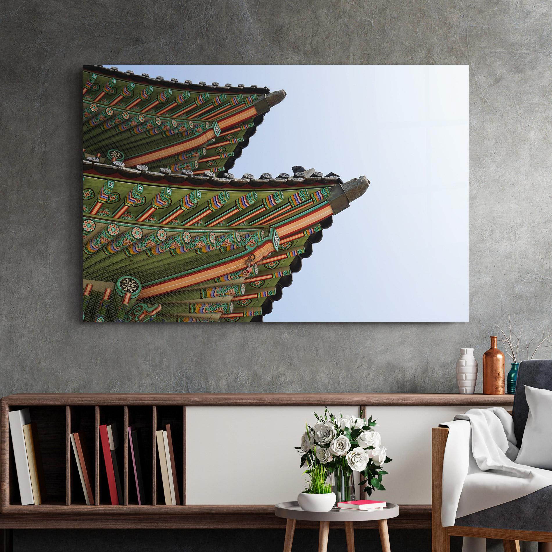 Üvegkép Gyeongbokgung View mockup 2