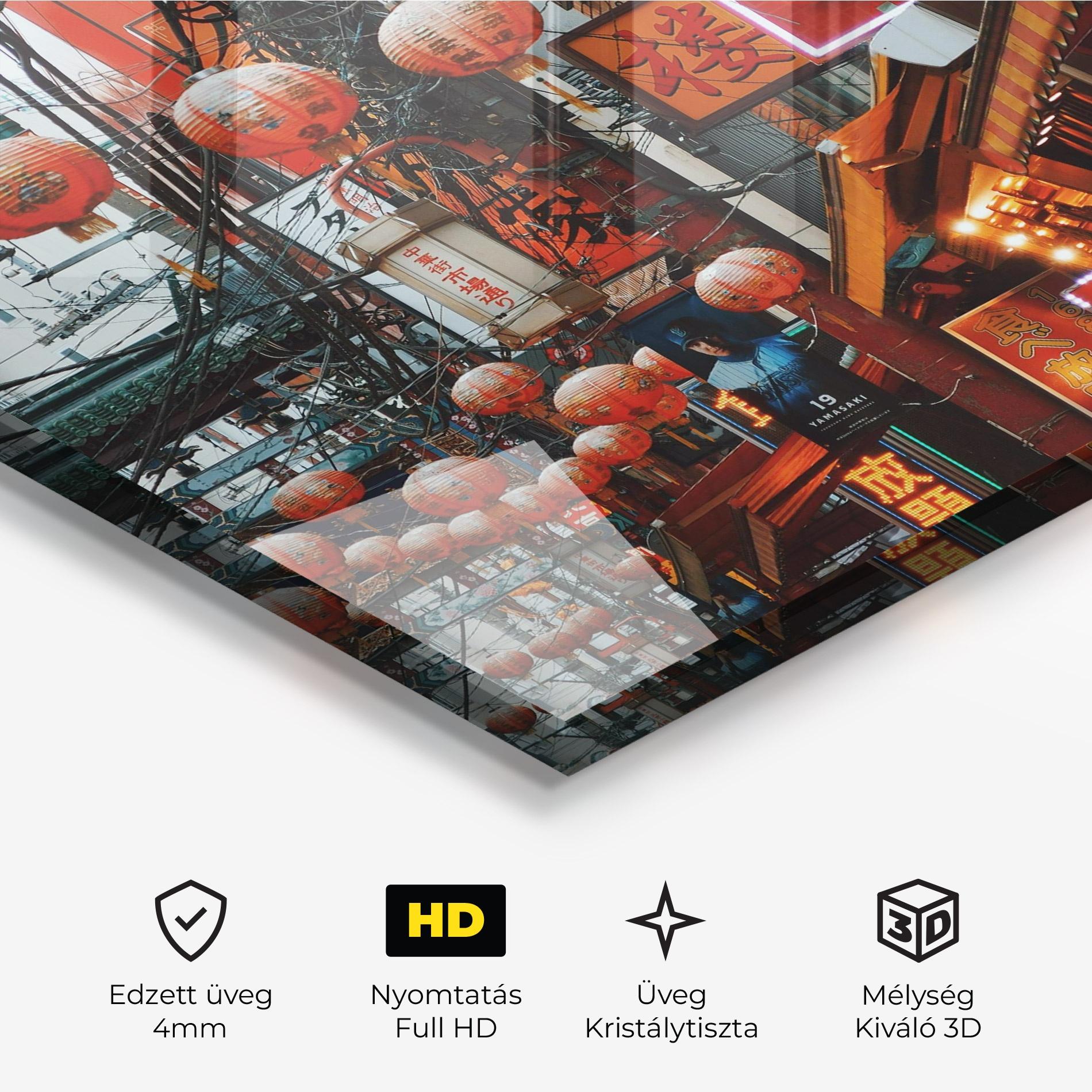 Üvegkép Chinatown mockup 3