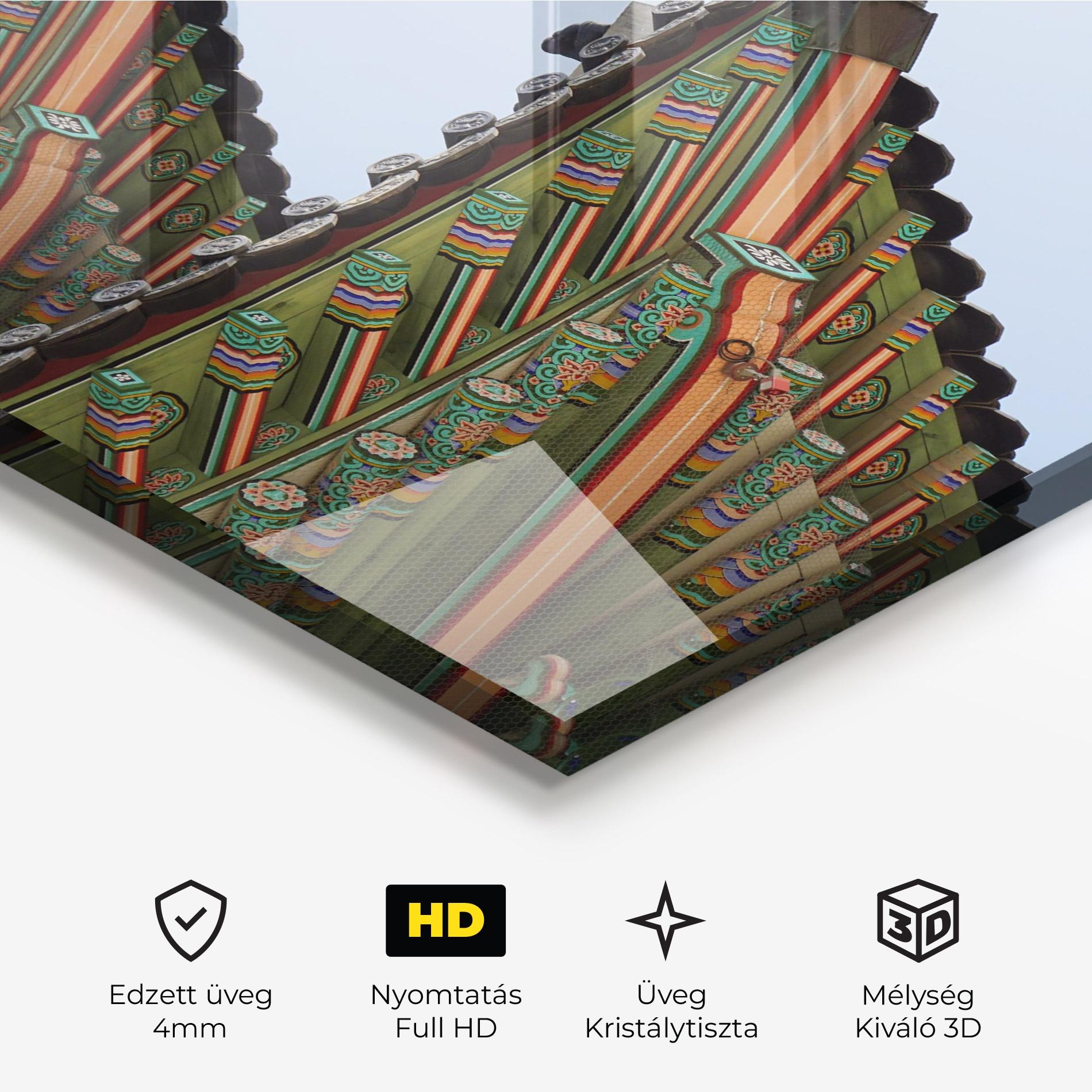 Üvegkép Gyeongbokgung View mockup 3