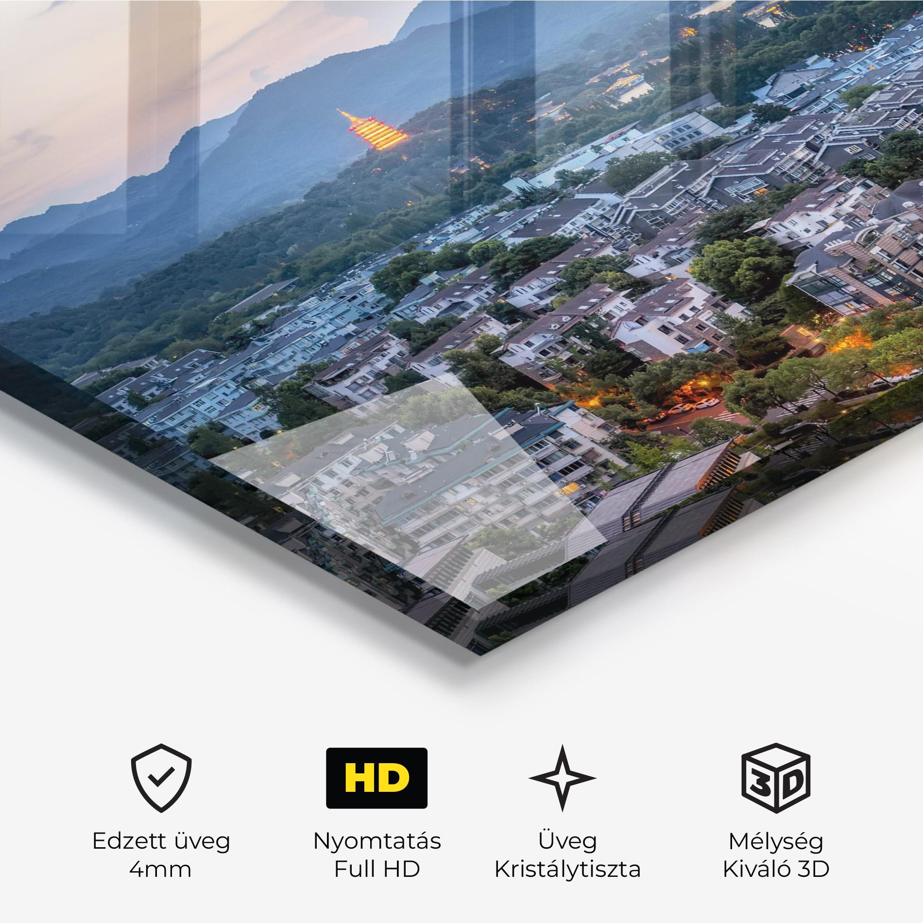 Üvegkép Hangzhou China mockup 3