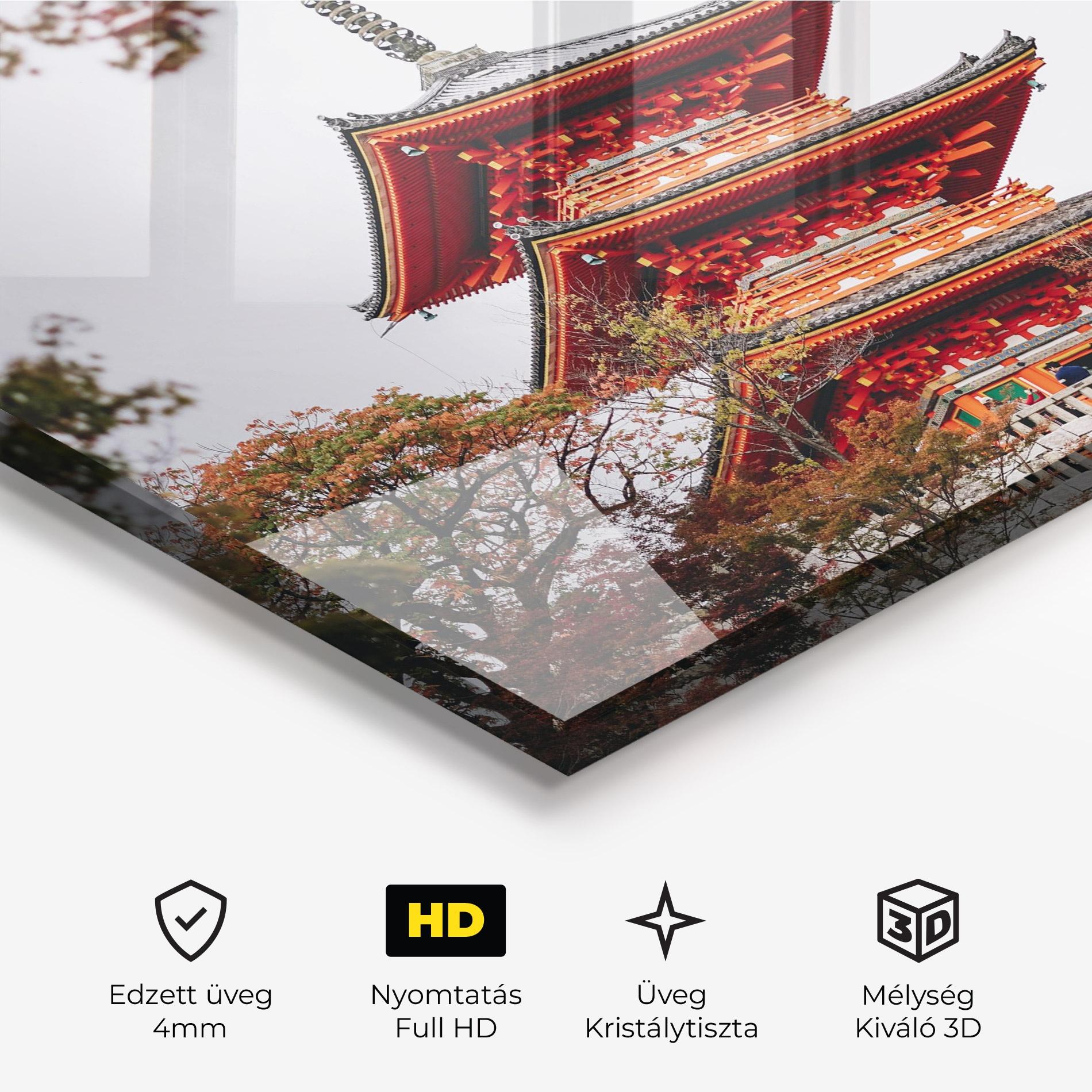 Üvegkép Kiyomizu Dera mockup 3