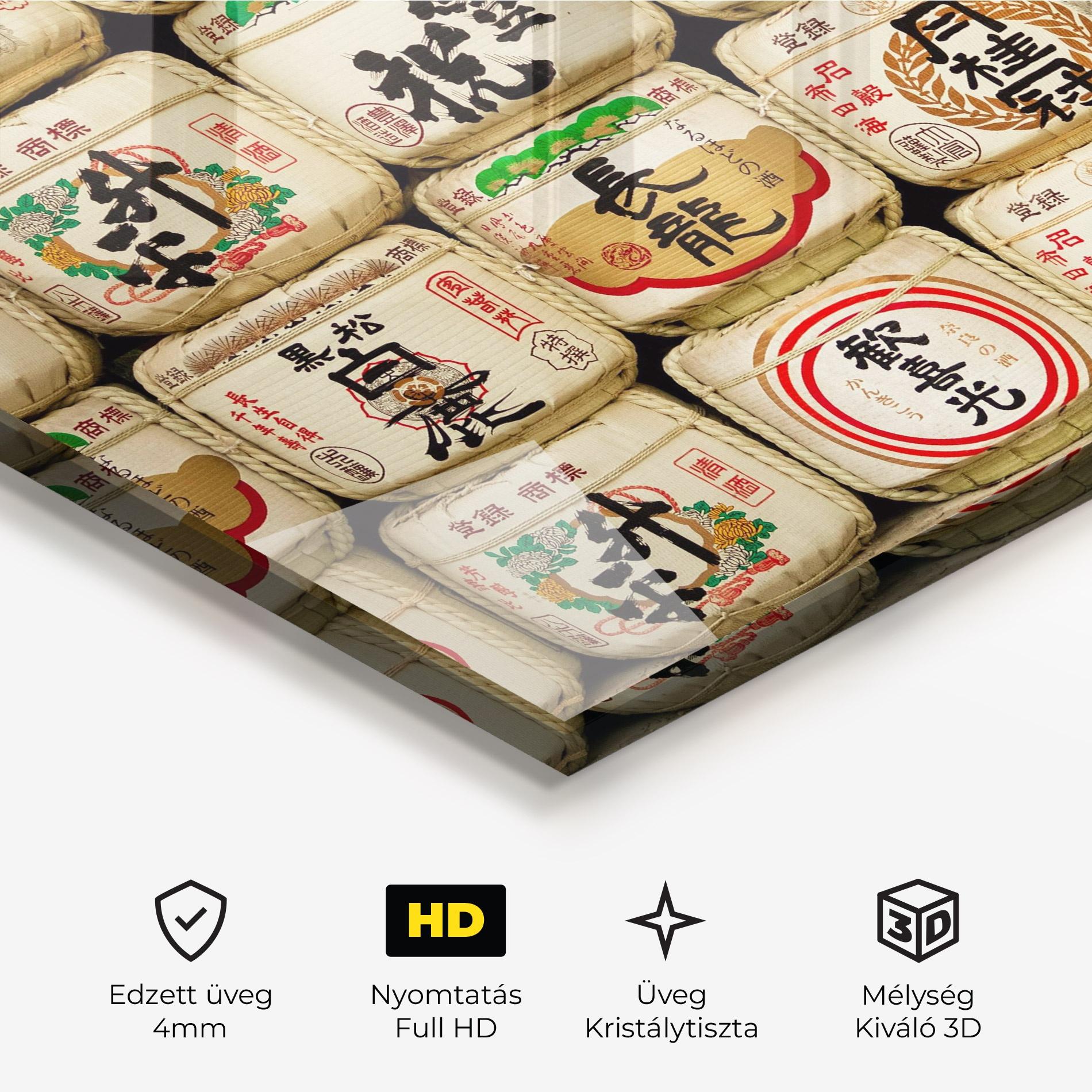 Üvegkép Meiji Jingu Shrine mockup 3