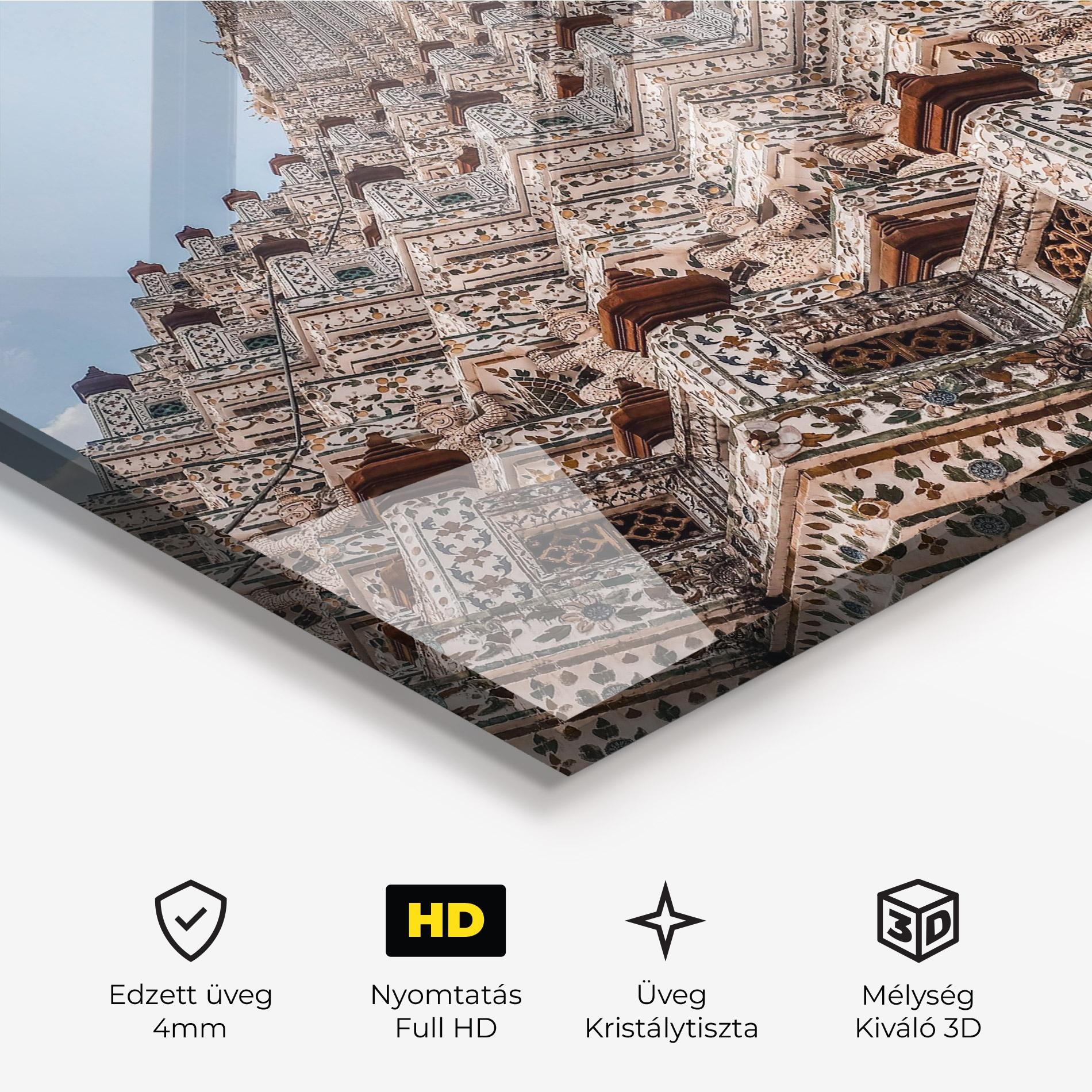 Üvegkép Temple Of Dawn mockup 3