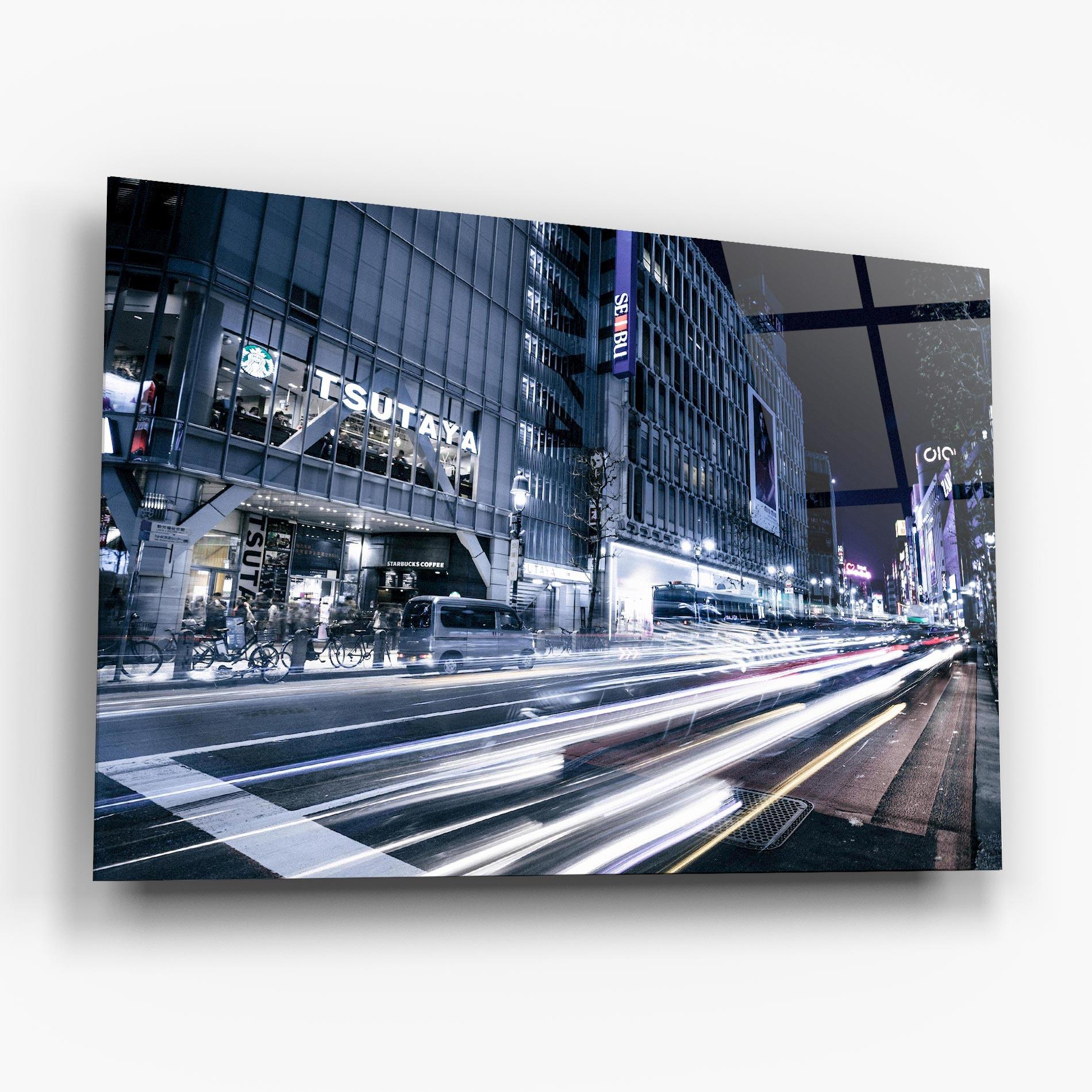 Üvegkép Road Traffic mockup 6