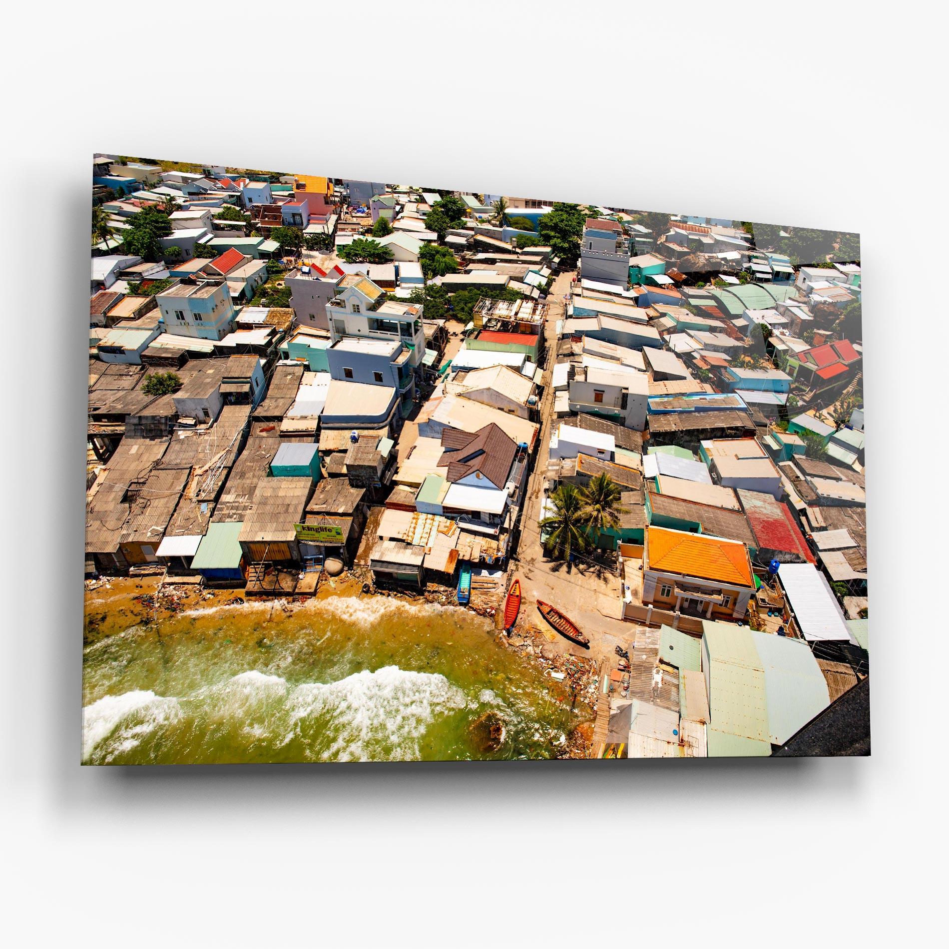Üvegkép Vietnam Slums mockup 6