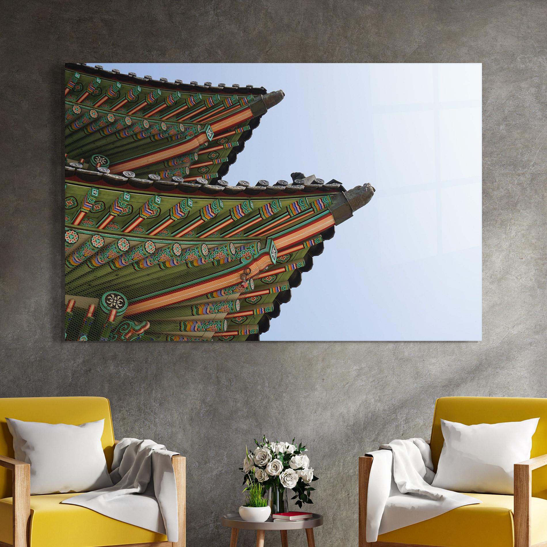 Üvegkép Gyeongbokgung View mockup 4