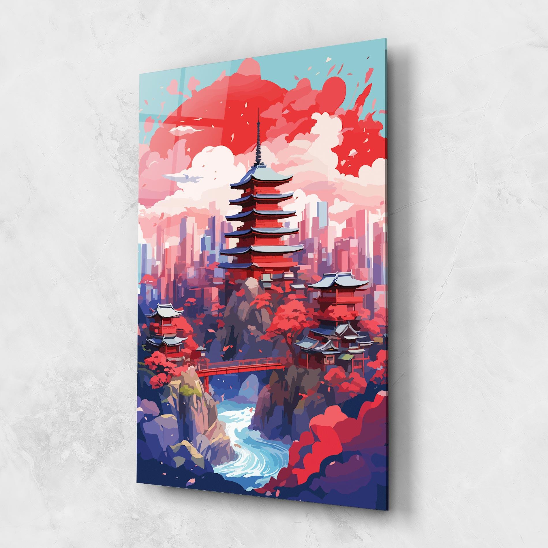 Üvegkép City Style Art mockup 1