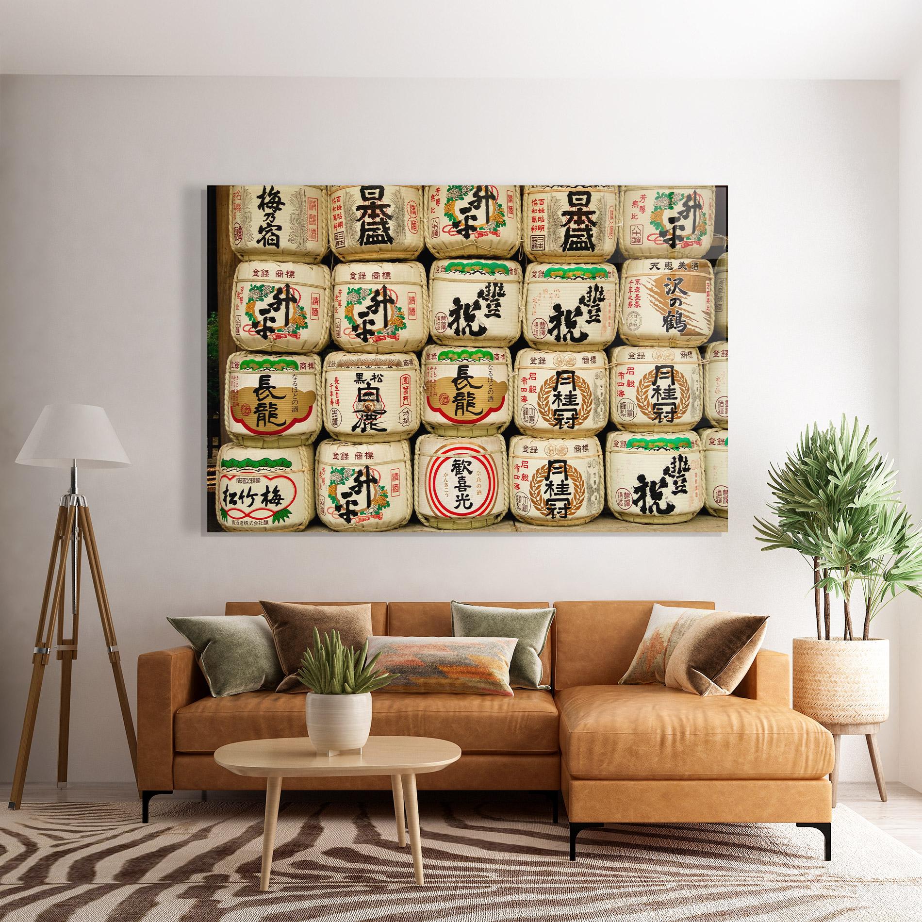 Üvegkép Meiji Jingu Shrine mockup 7