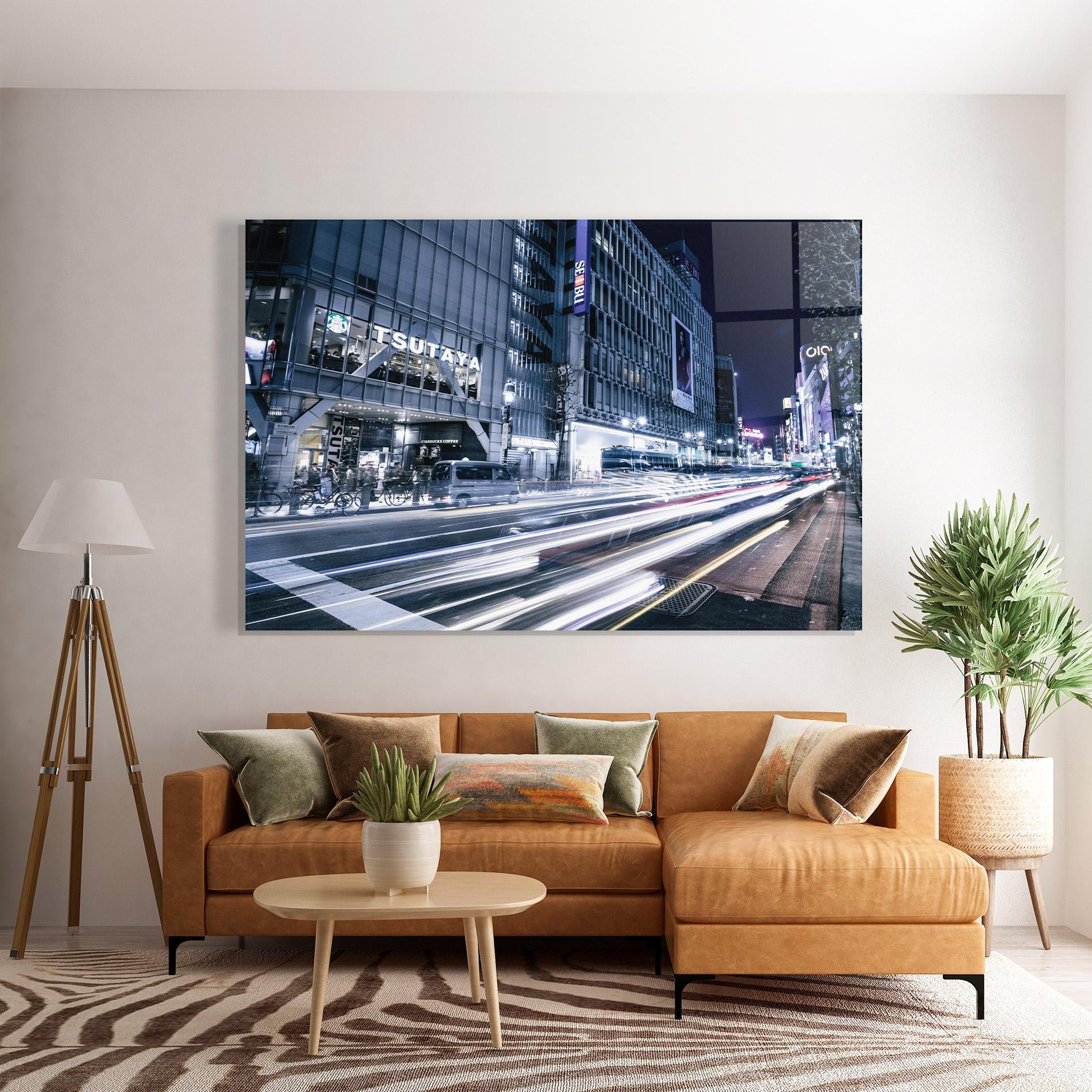 Üvegkép Road Traffic mockup 7