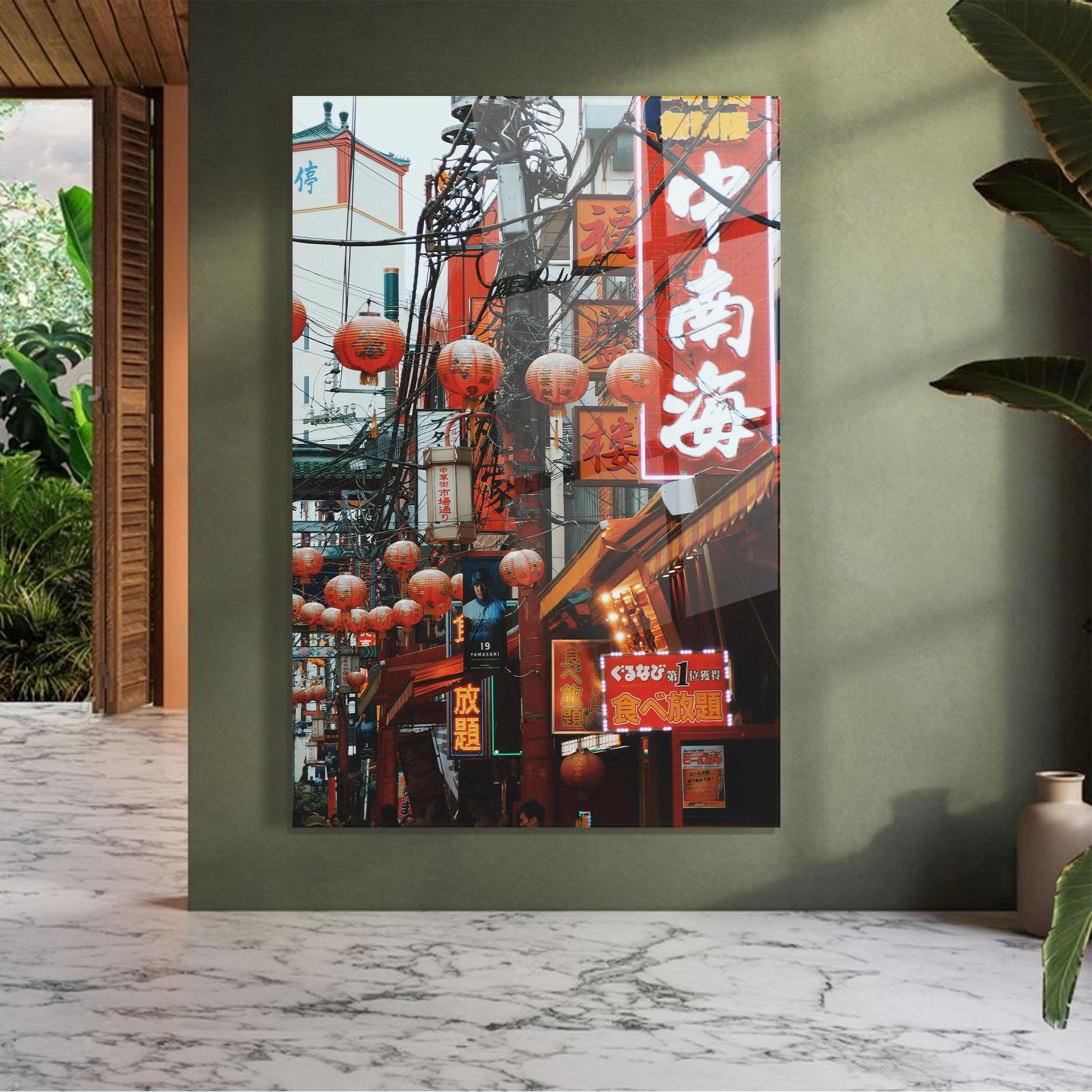 Üvegkép Chinatown mockup 7