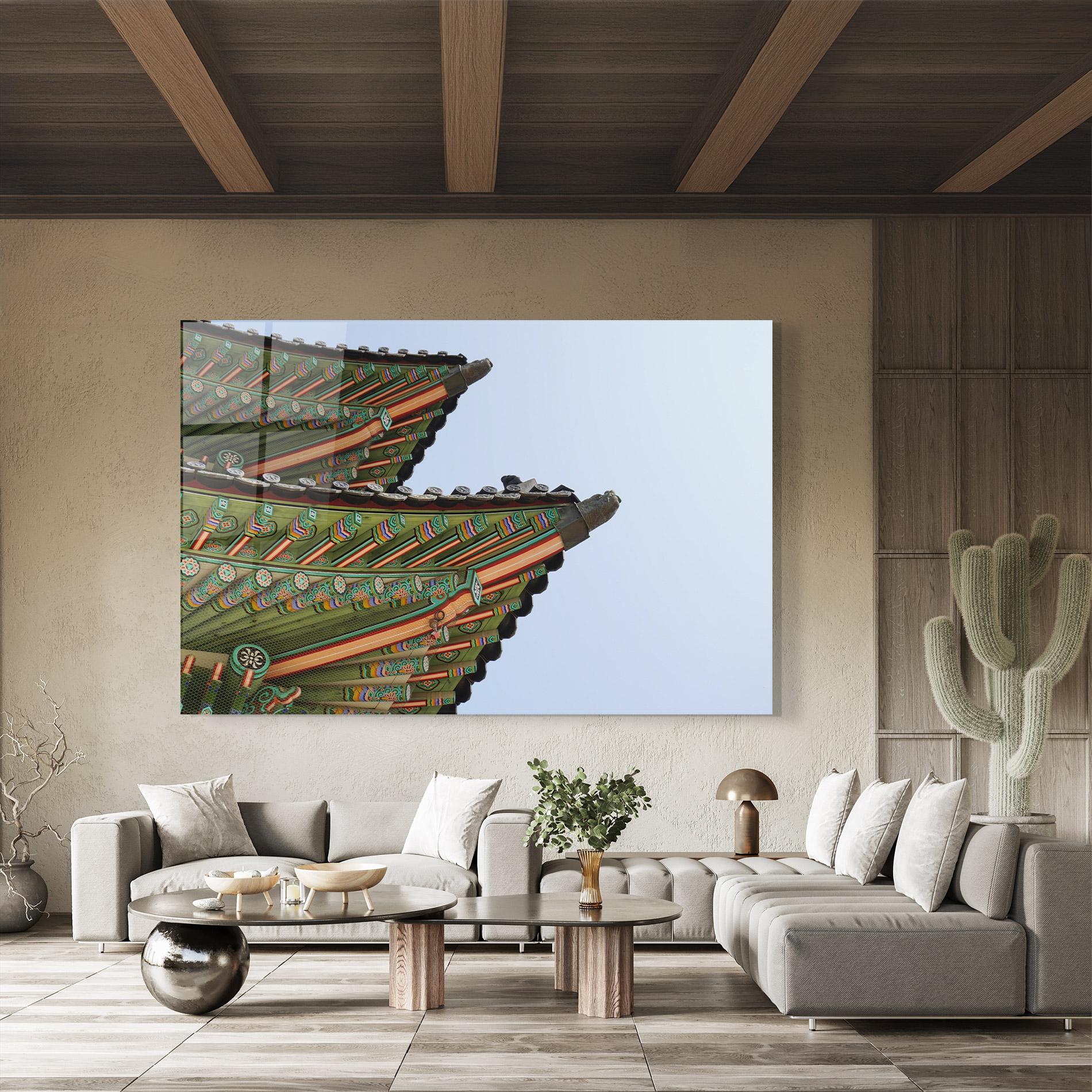 Üvegkép Gyeongbokgung View mockup 8