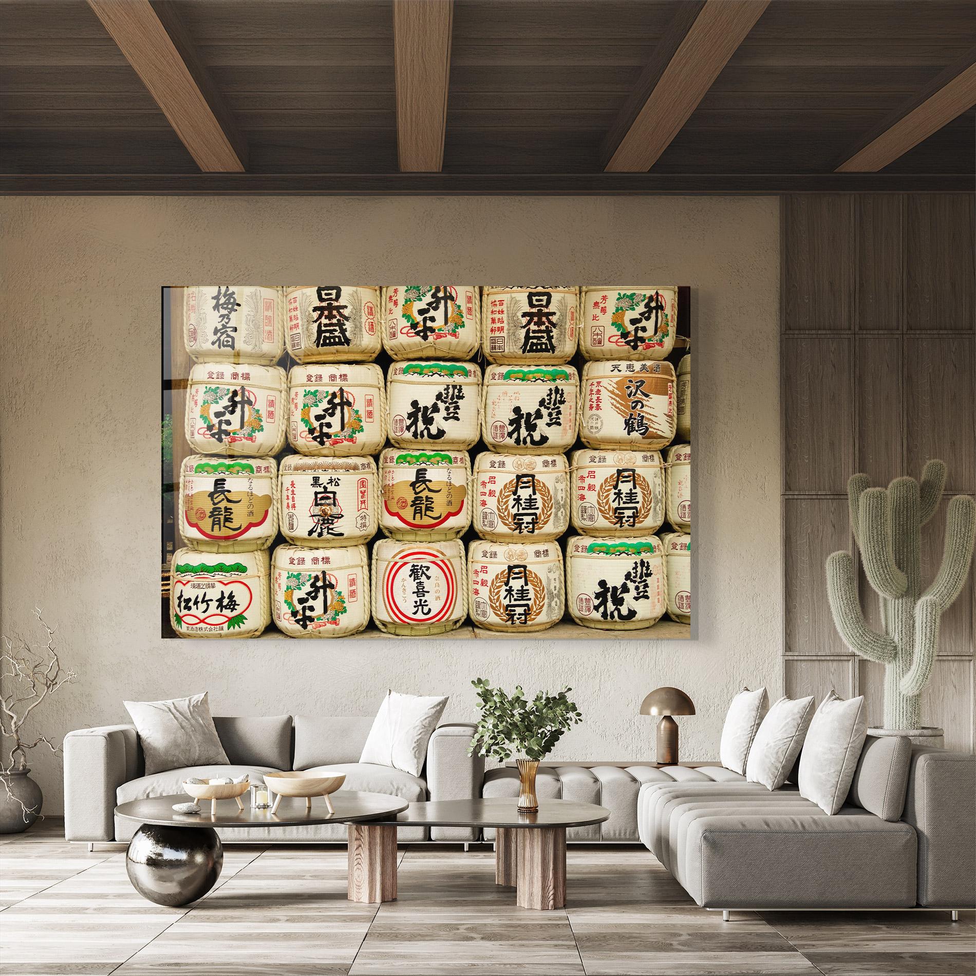 Üvegkép Meiji Jingu Shrine mockup 8