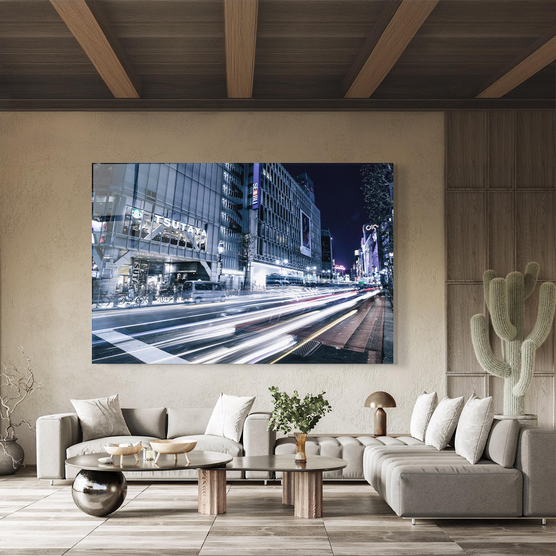 Üvegkép Road Traffic mockup 8