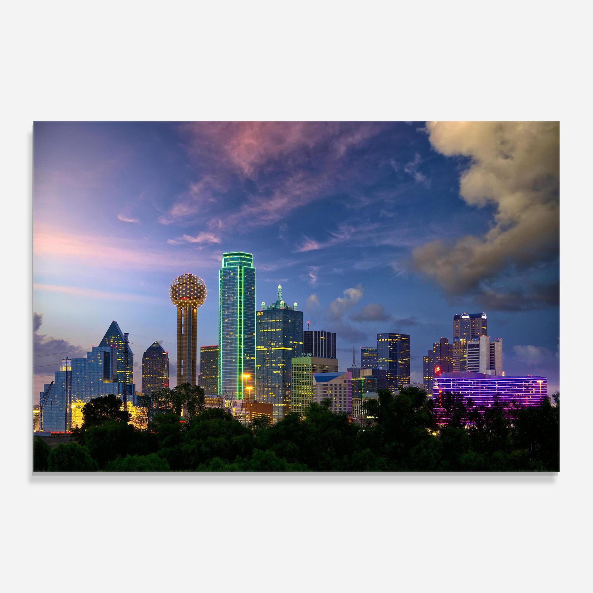Üvegkép Dallas Dusk mockup 0