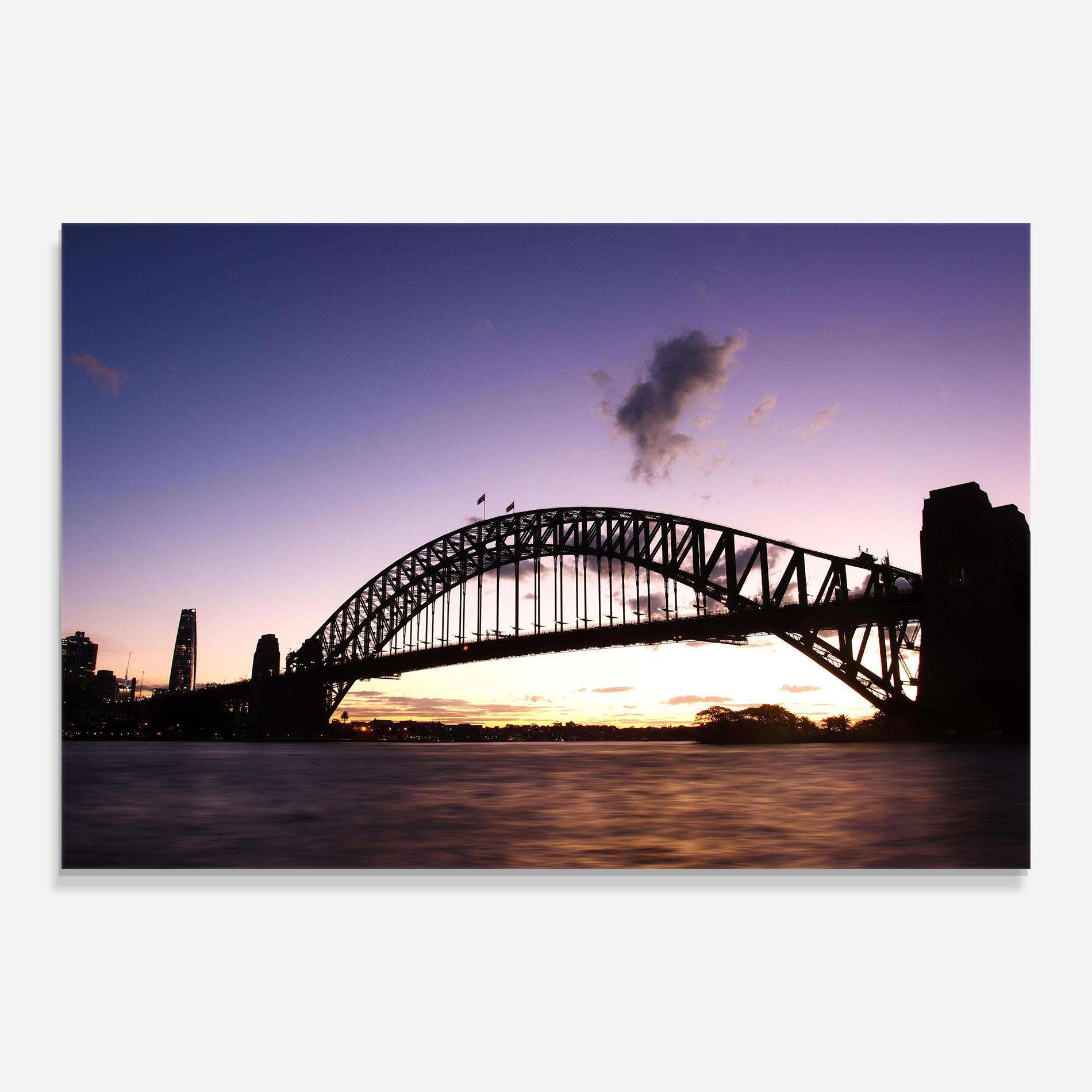 Üvegkép Purple Sky Sydney mockup 0
