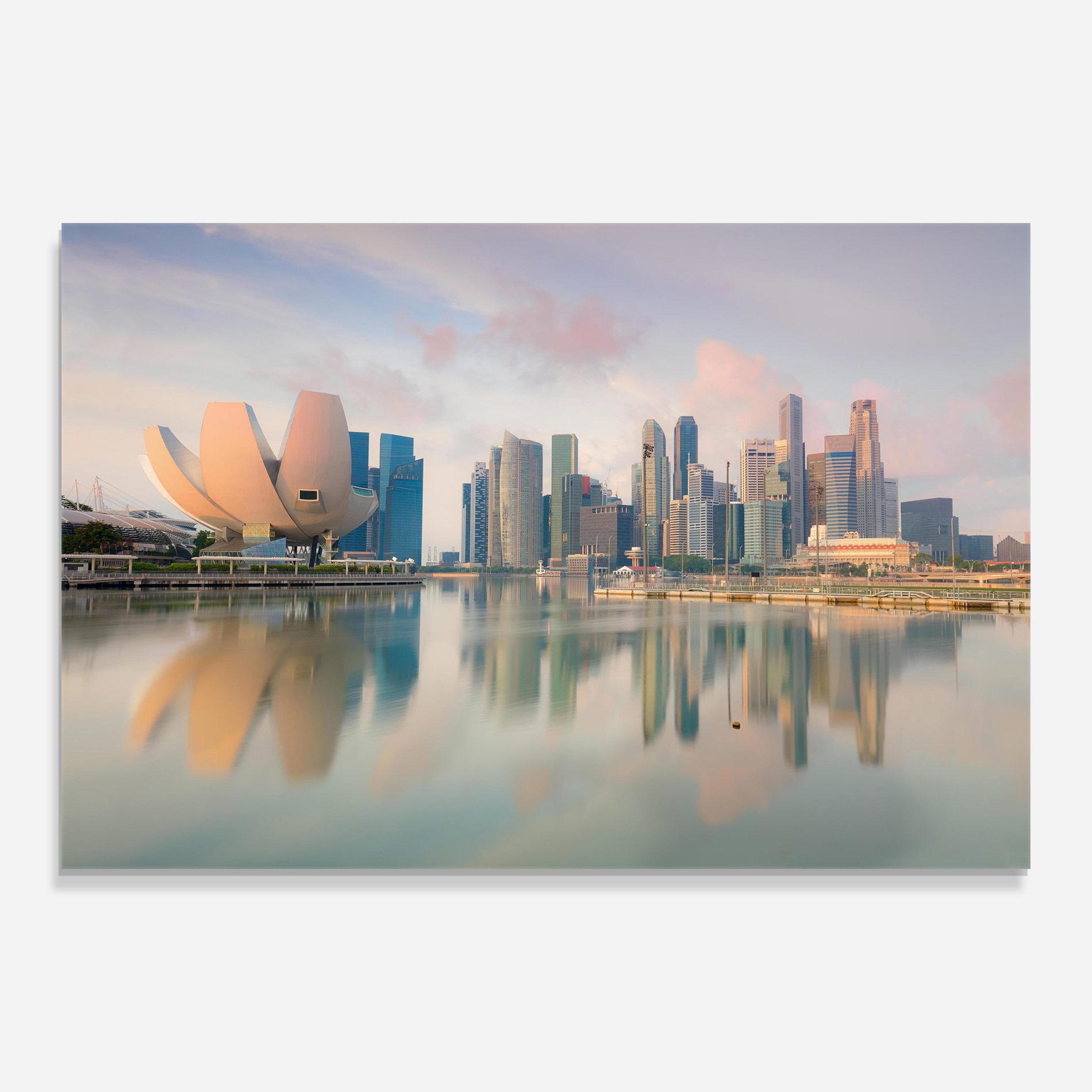 Üvegkép Singapore Buildings mockup 0