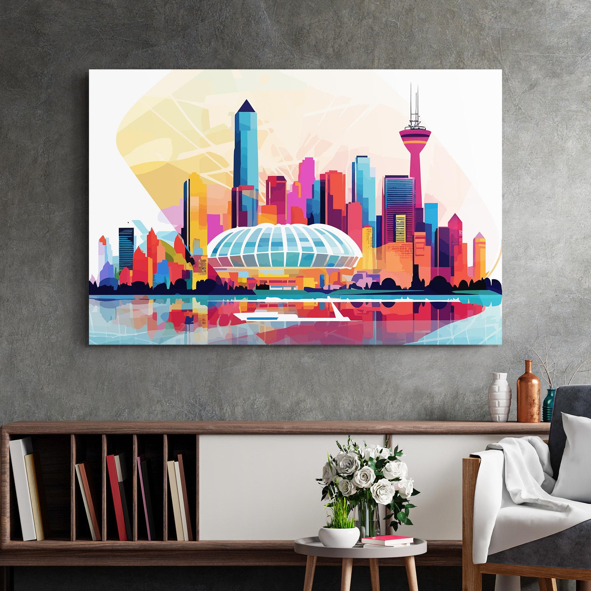 Üvegkép Olympic Stadium Color mockup 2