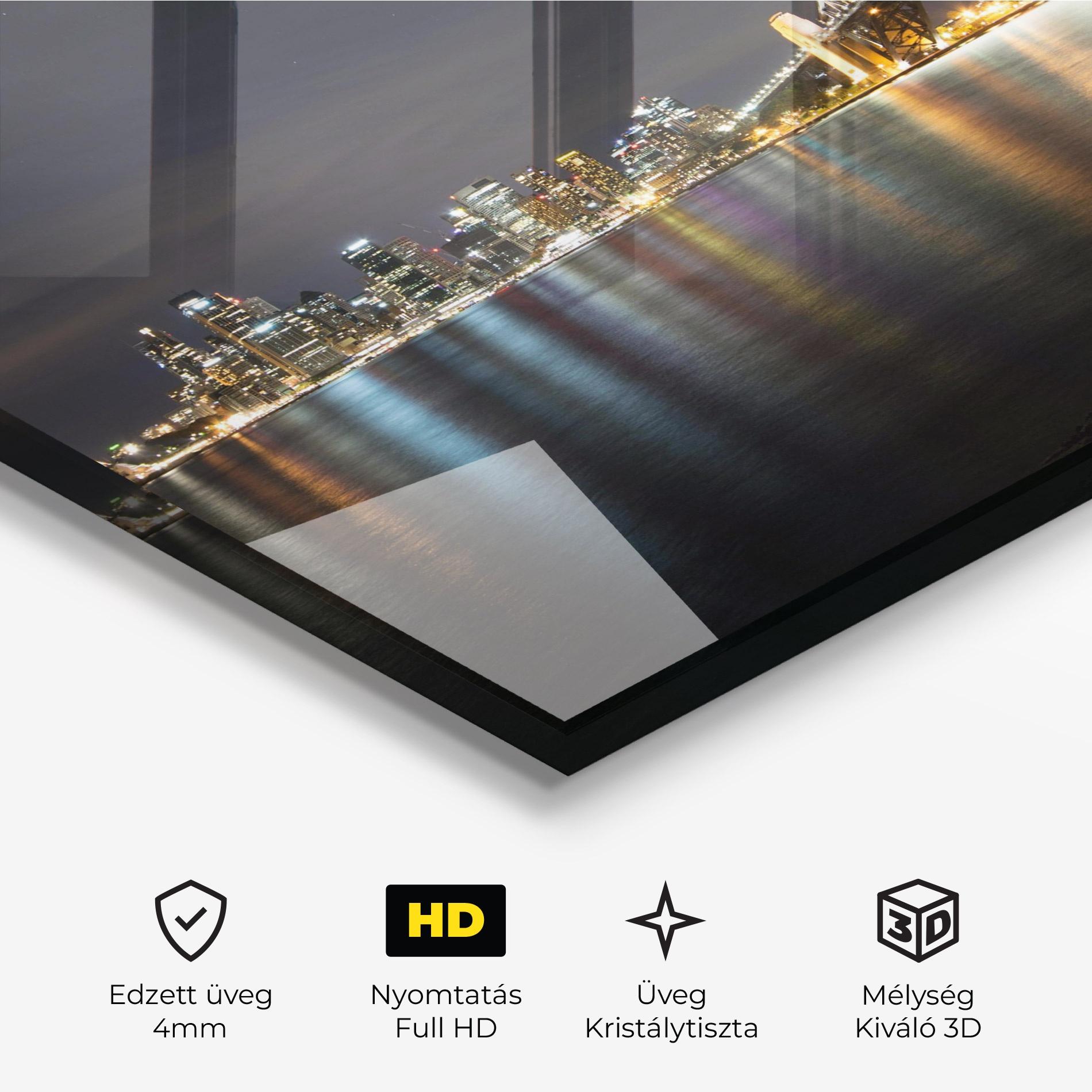 Üvegkép Harbour Bridge mockup 3