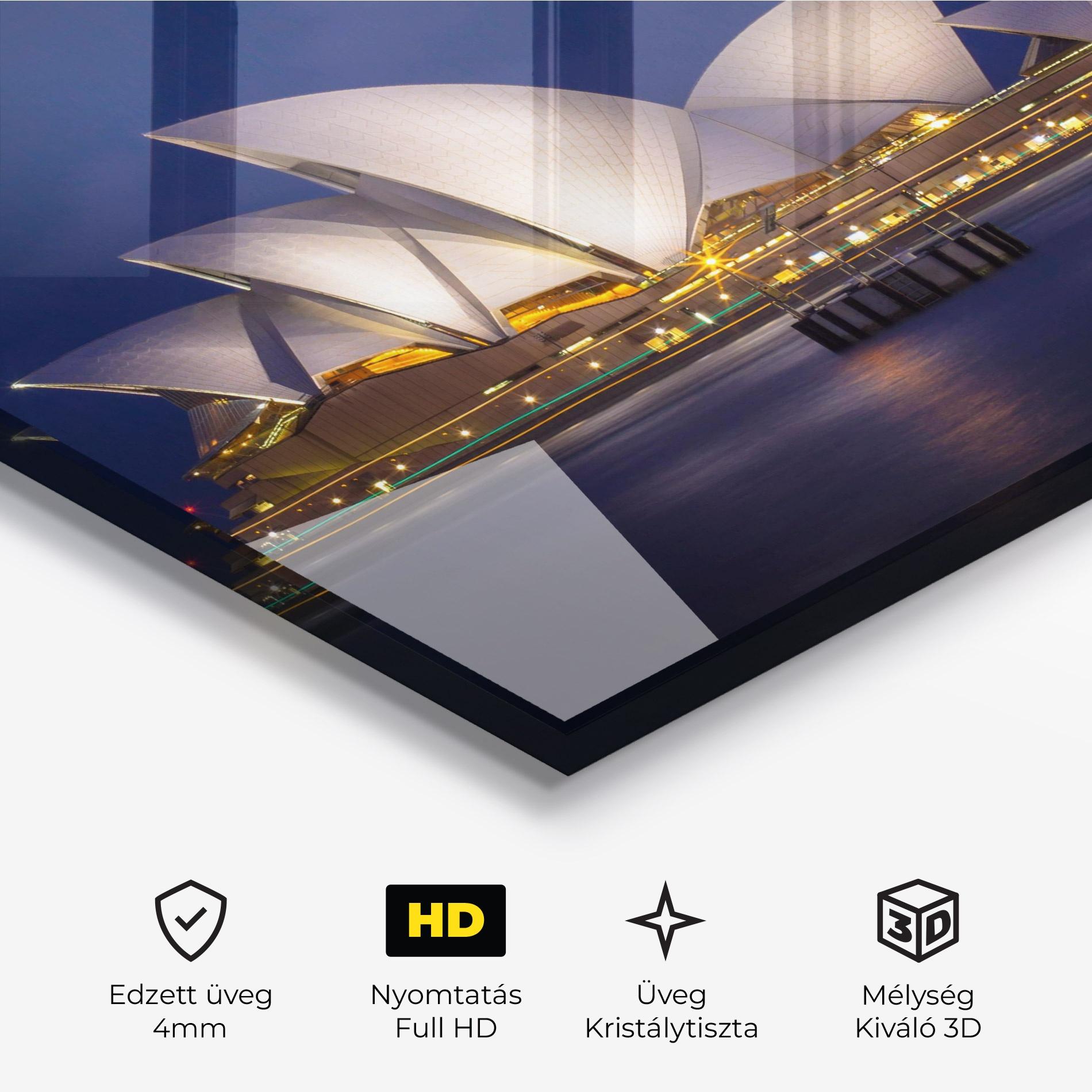 Üvegkép Opera House View mockup 3