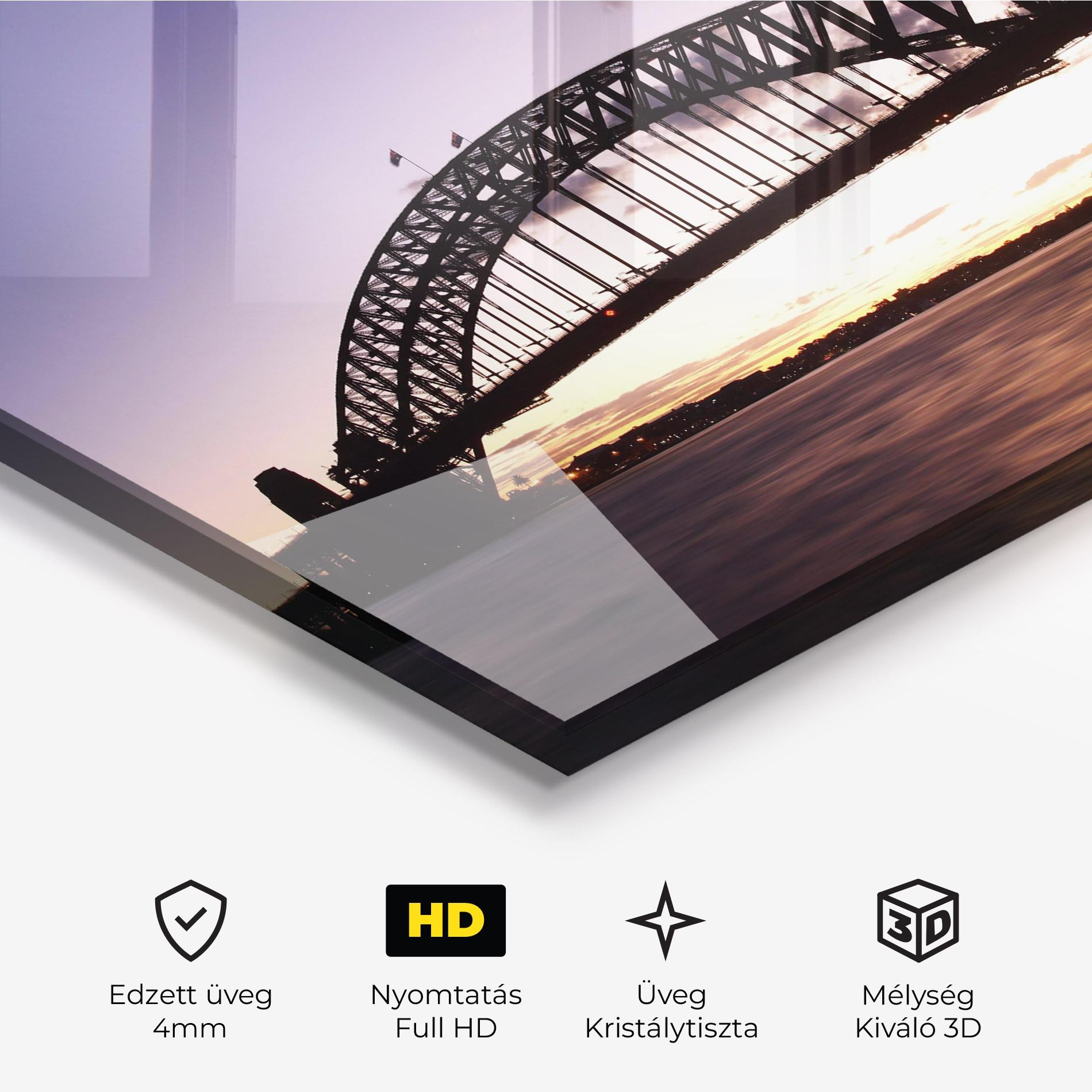 Üvegkép Purple Sky Sydney mockup 3