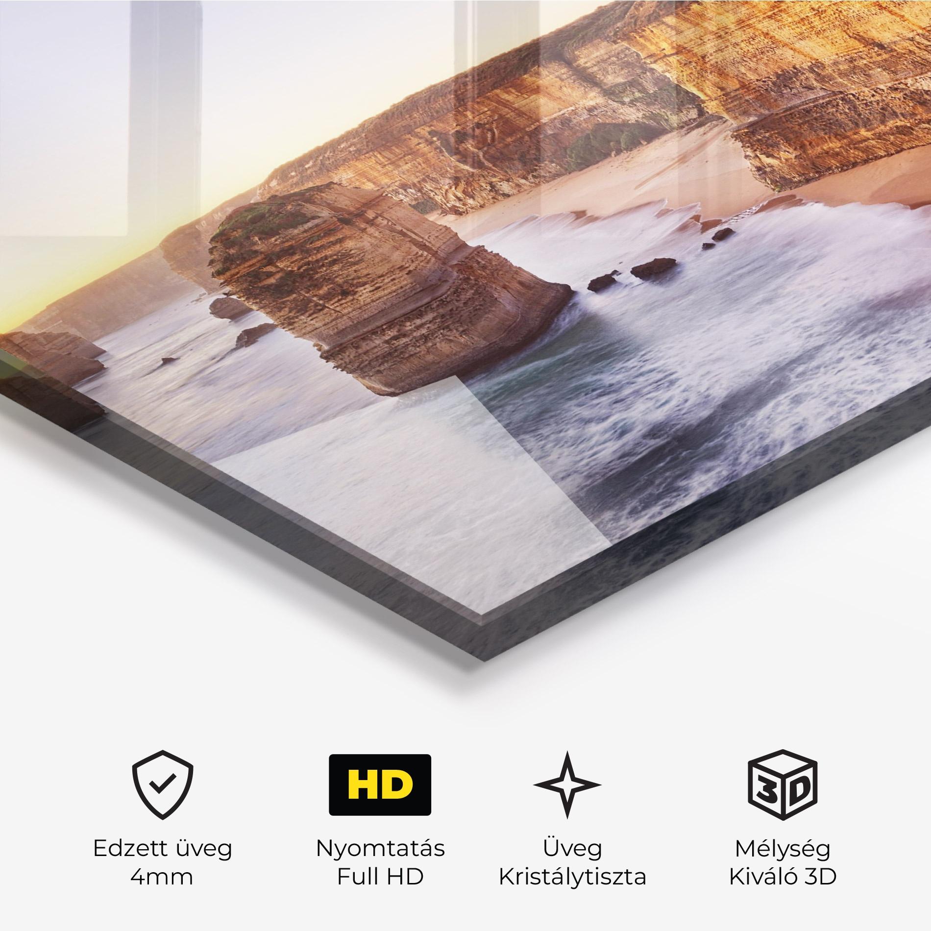 Üvegkép Victoria Port mockup 3