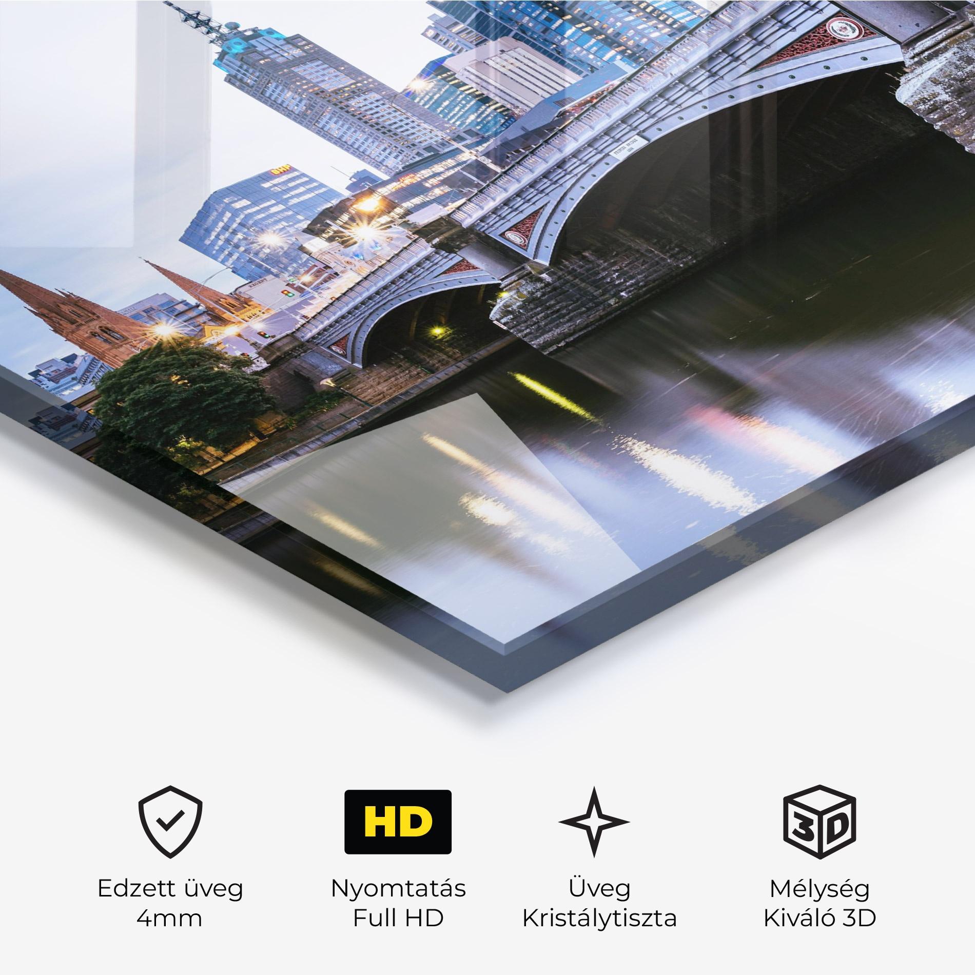 Üvegkép Yarra River mockup 3