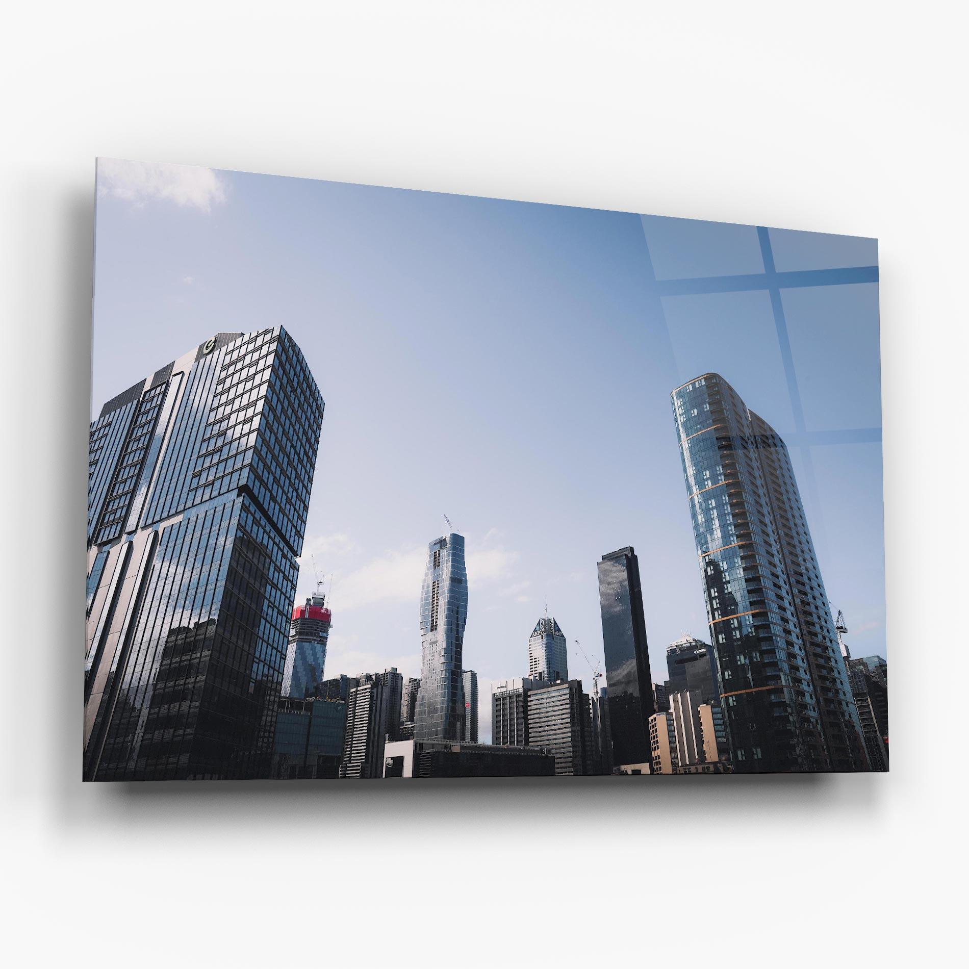 Üvegkép Business Building mockup 6