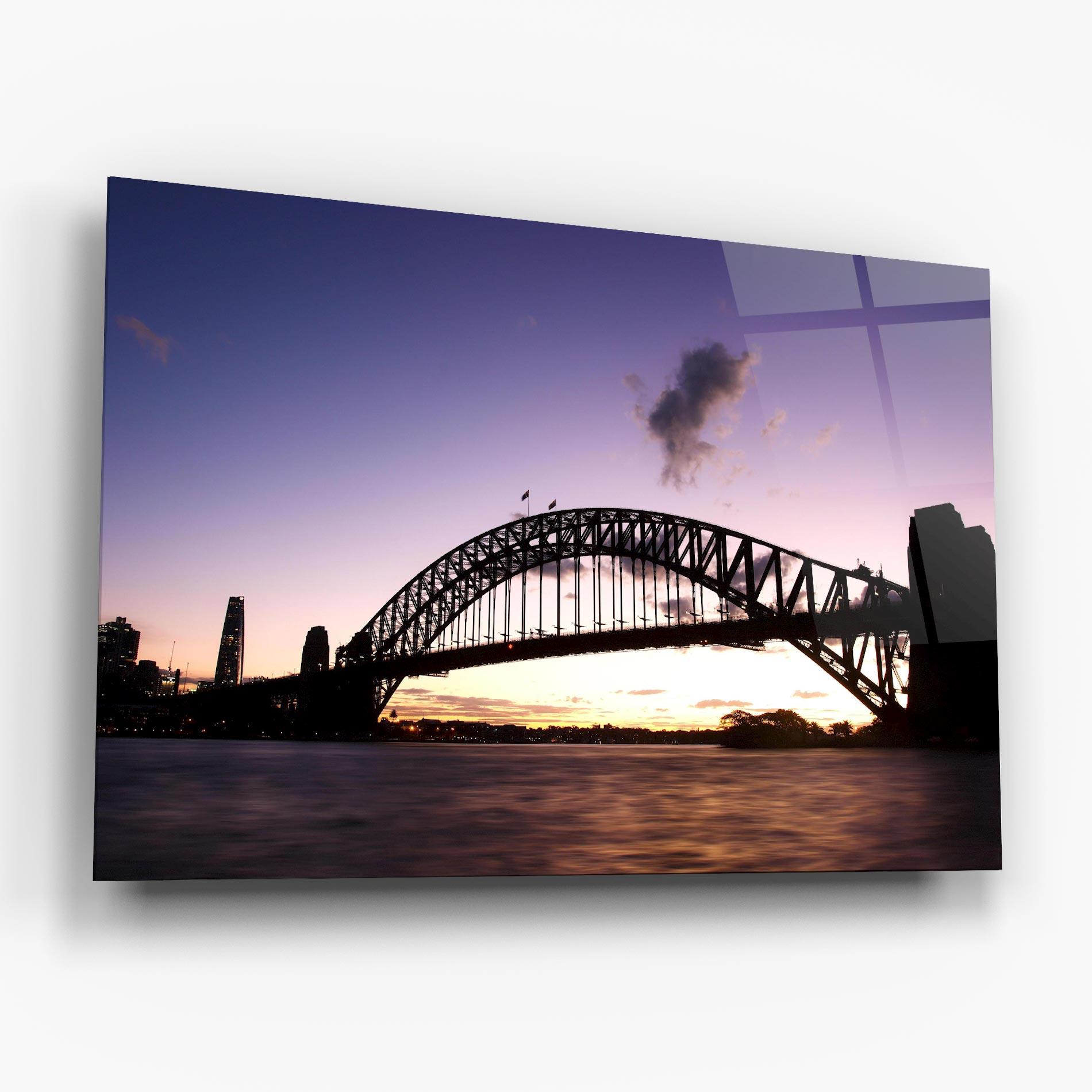 Üvegkép Purple Sky Sydney mockup 6