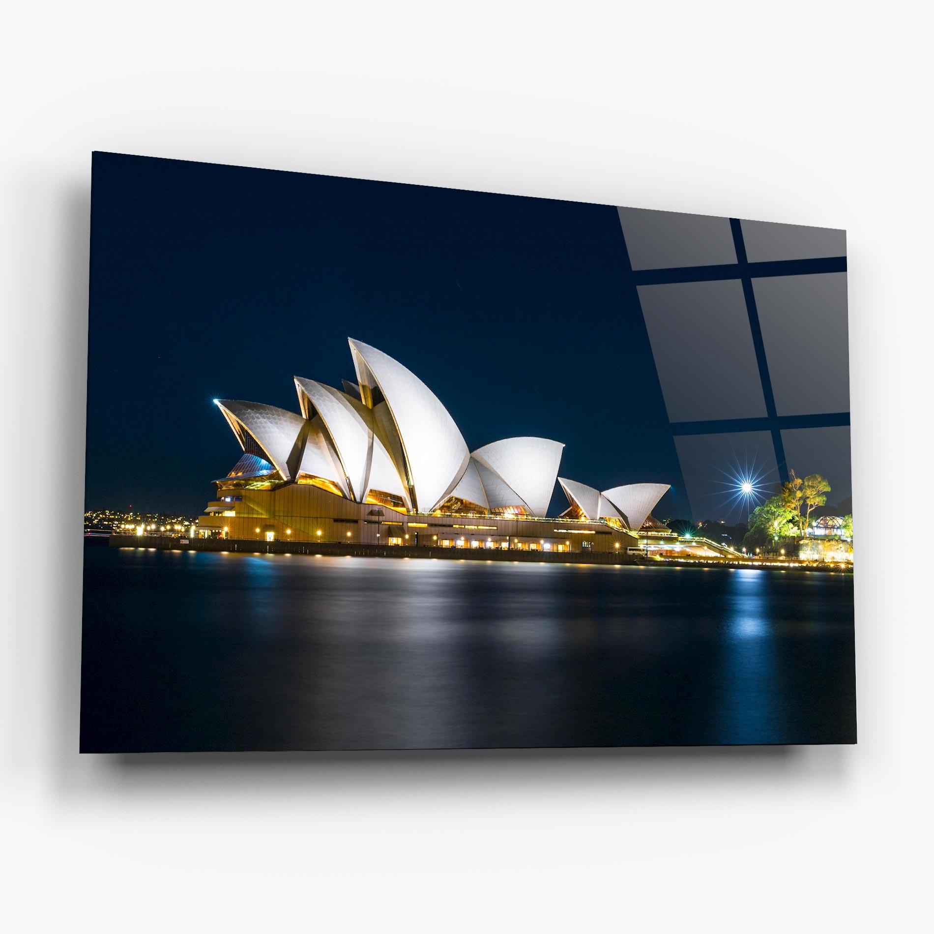 Üvegkép Shiny Opera House mockup 6