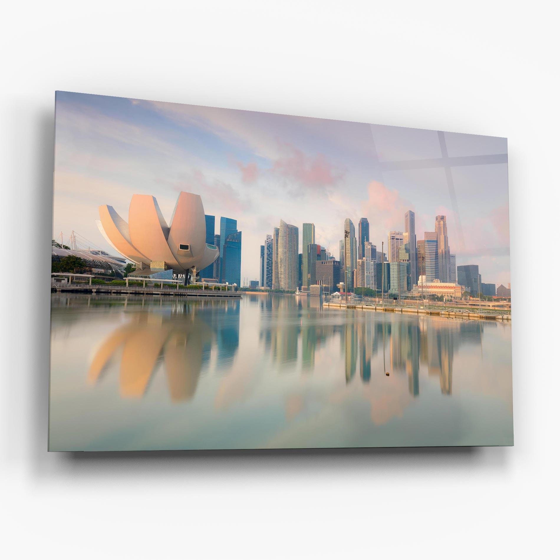 Üvegkép Singapore Buildings mockup 6